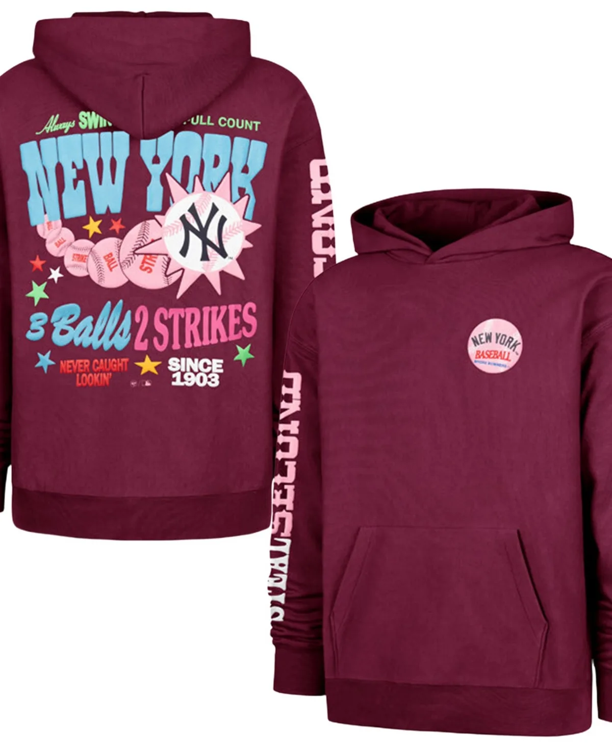 New York Yankees Earl Foundation Hoodie by 47 Brand