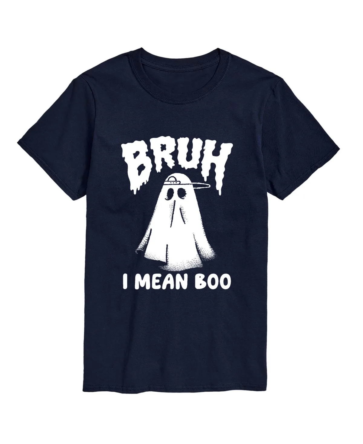 Bruh I Mean Boo Halloween Ghost T-Shirt by Airwaves