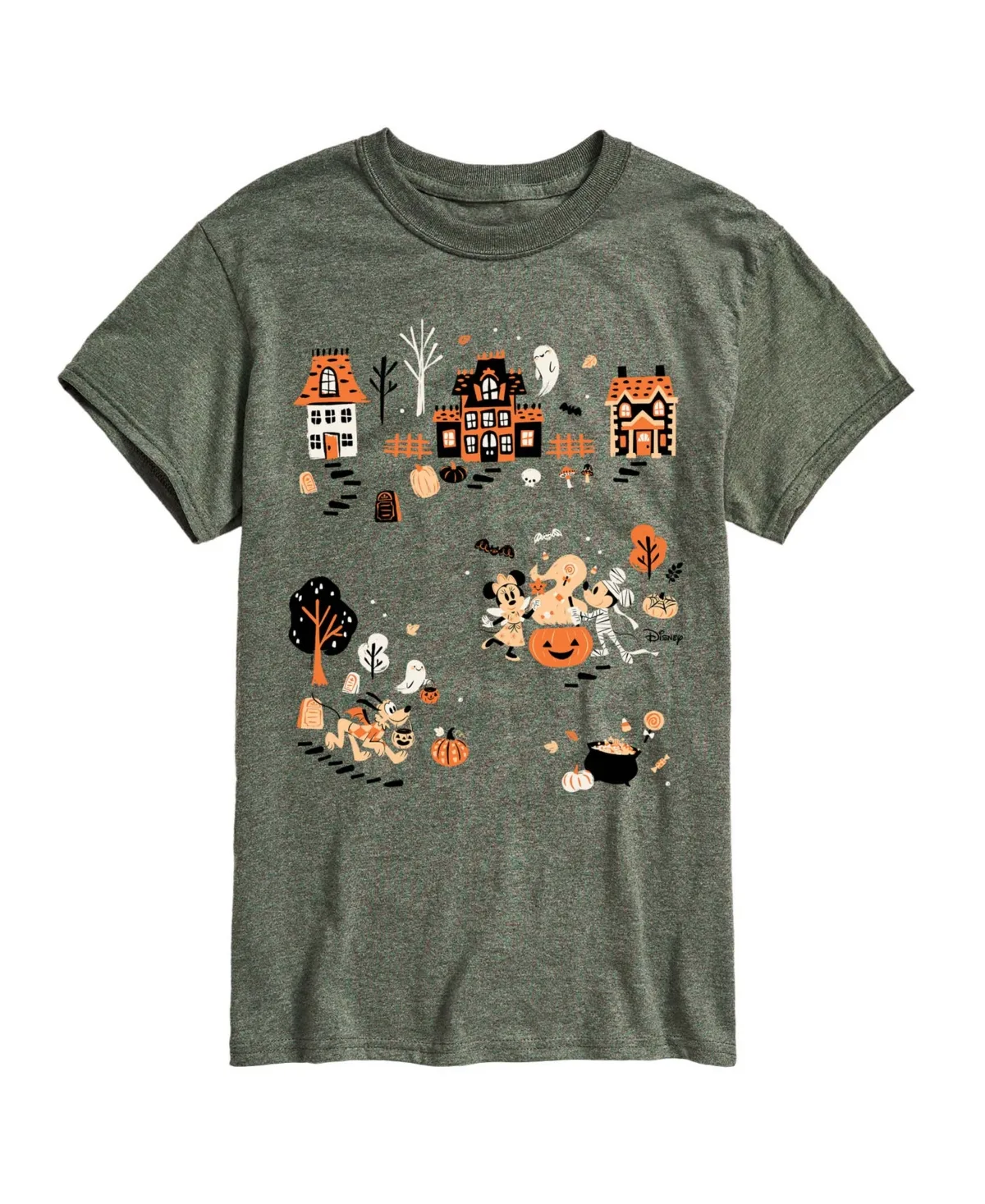 Mickey Halloween Neighborhood Graphic T-Shirt by Airwaves
