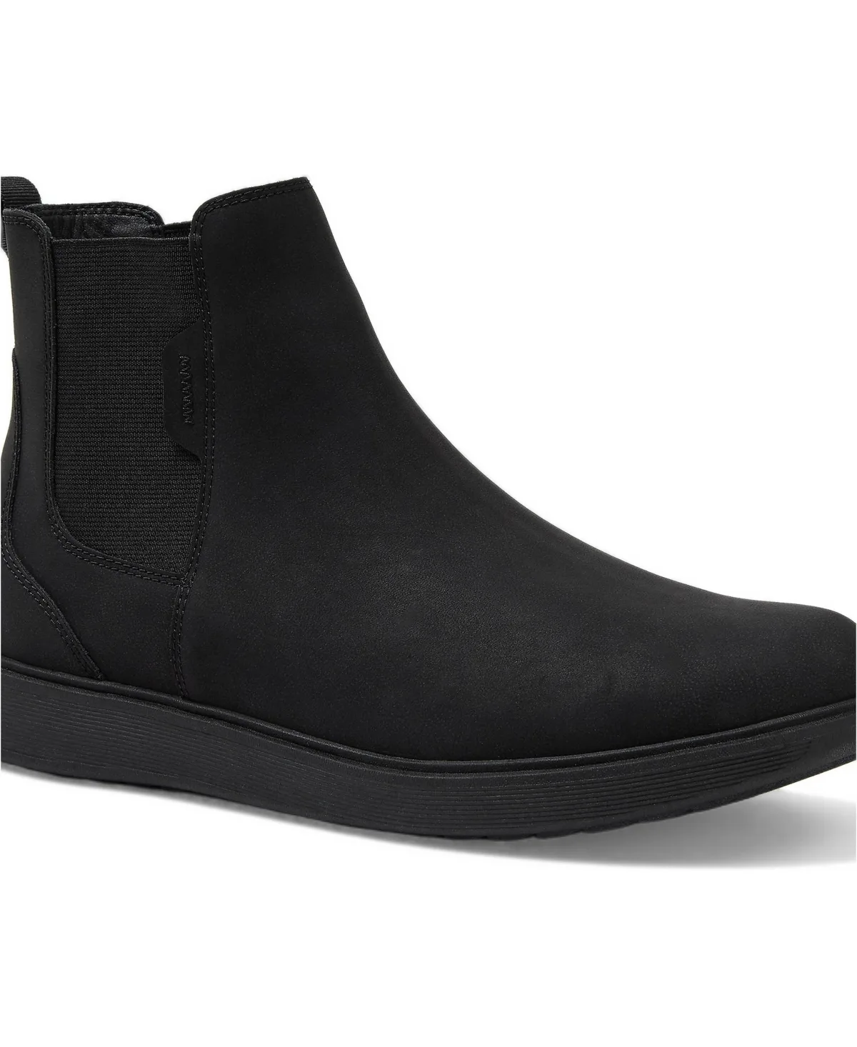 Wide Width Suede Chelsea Boots by Lands' End