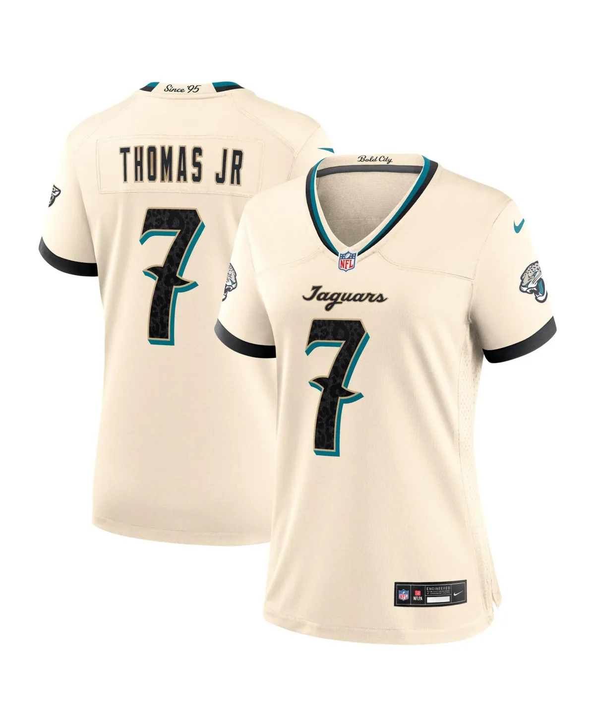 Brian Thomas Jr. Natural Jacksonville Jaguars 2026 Rivalries Collection Game Jersey by Nike