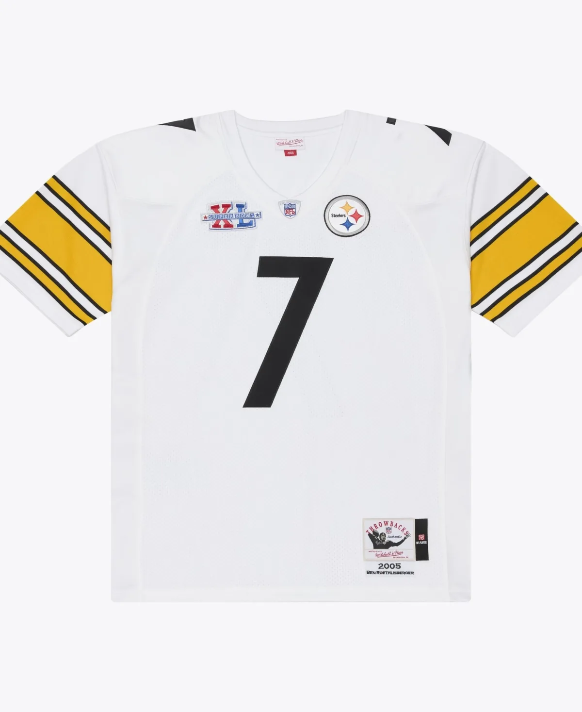 Ben Roethlisberger Pittsburgh Steelers 2005 Authentic Throwback Jersey by Mitchell & Ness