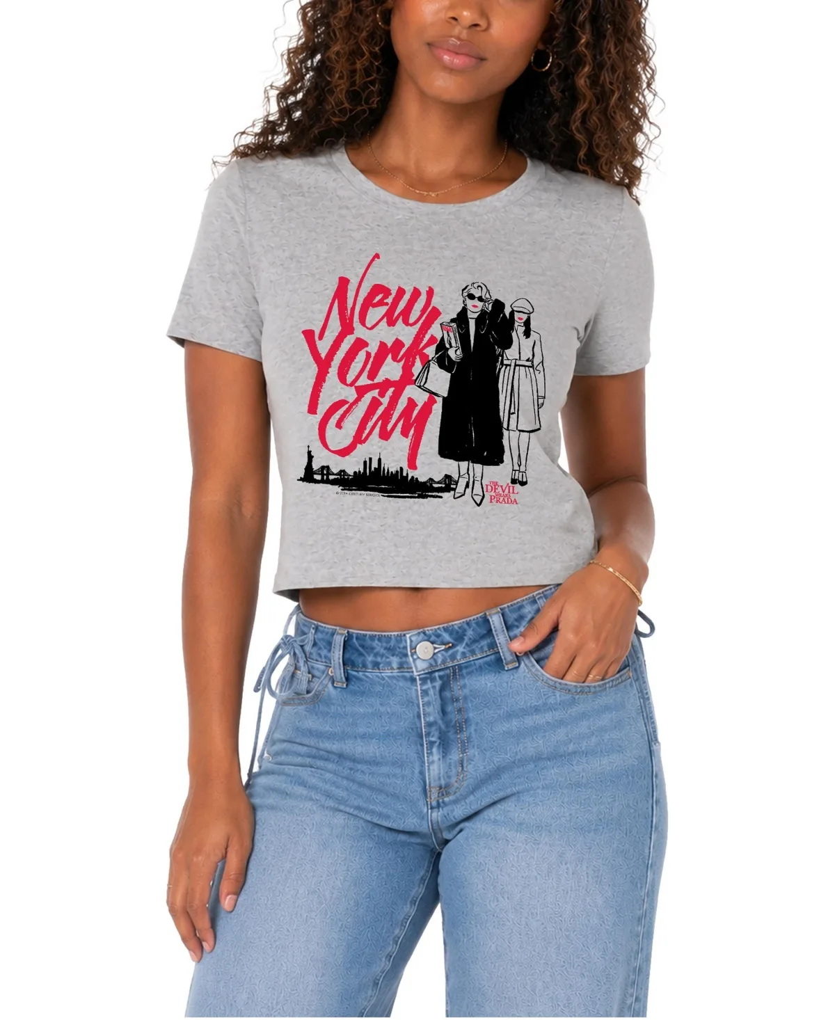 The Devil Wears Prada New York City Cropped Graphic T-Shirt
