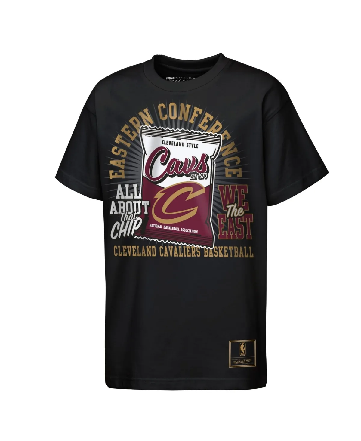 Cleveland Cavaliers All About the Chip Premium T-Shirt by Mitchell & Ness
