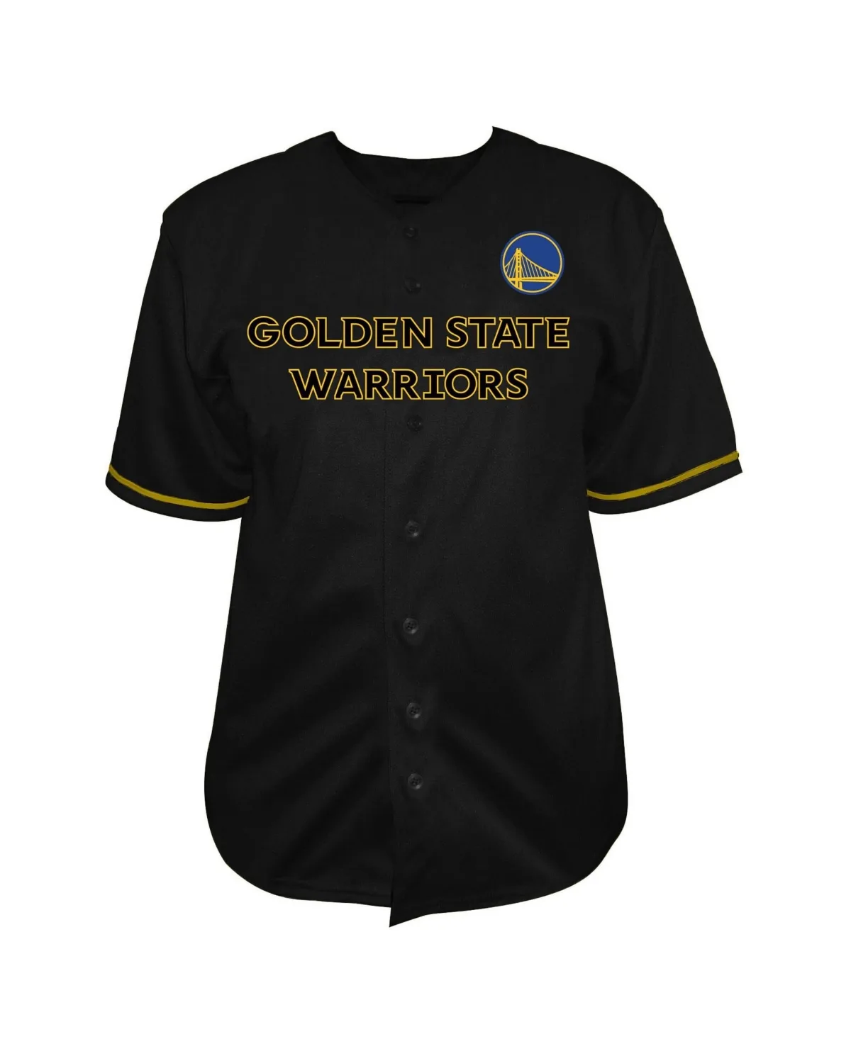 Golden State Warriors Big Tall Pop Full-Button Jersey by Fanatics