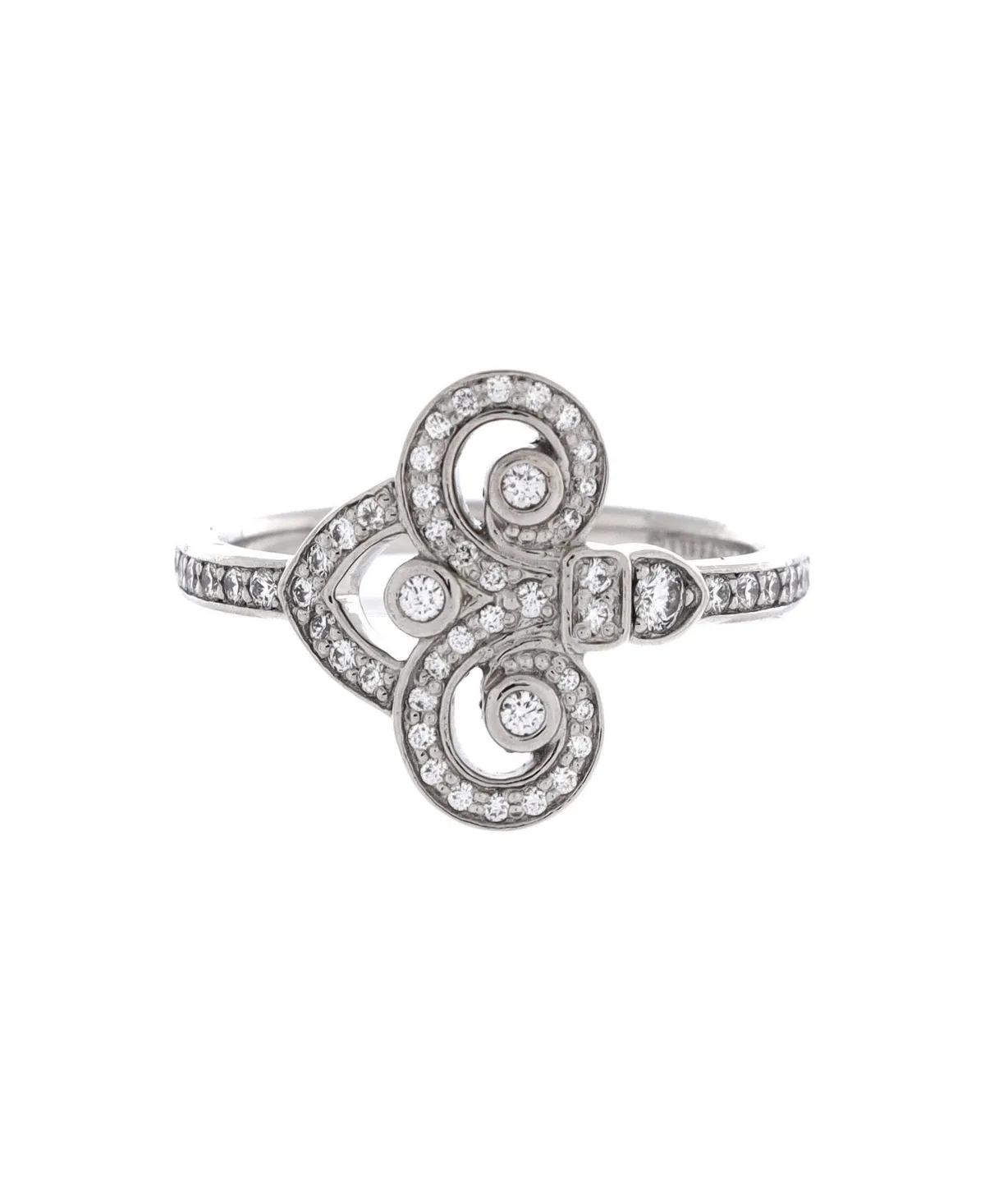 Pre-Owned Fleur De Lis Key Ring by Tiffany & Co.