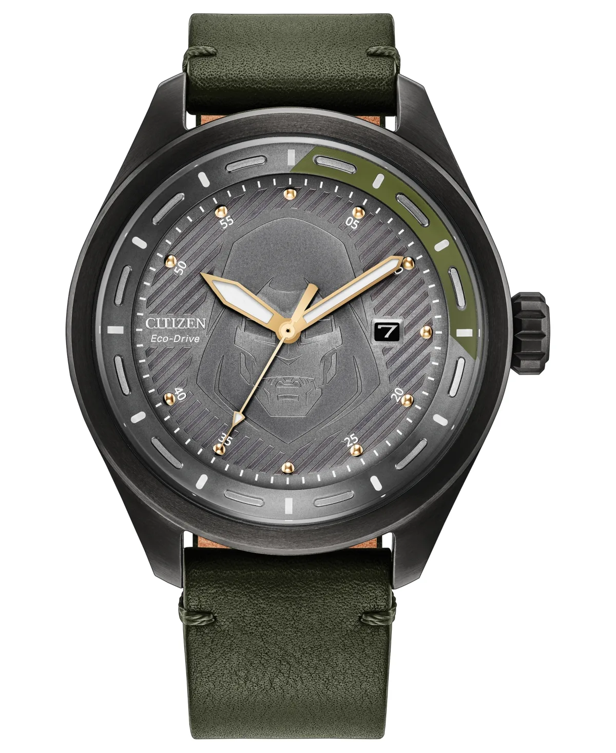 Marvel Doomsday Green Leather Strap Watch 43mm by Citizen