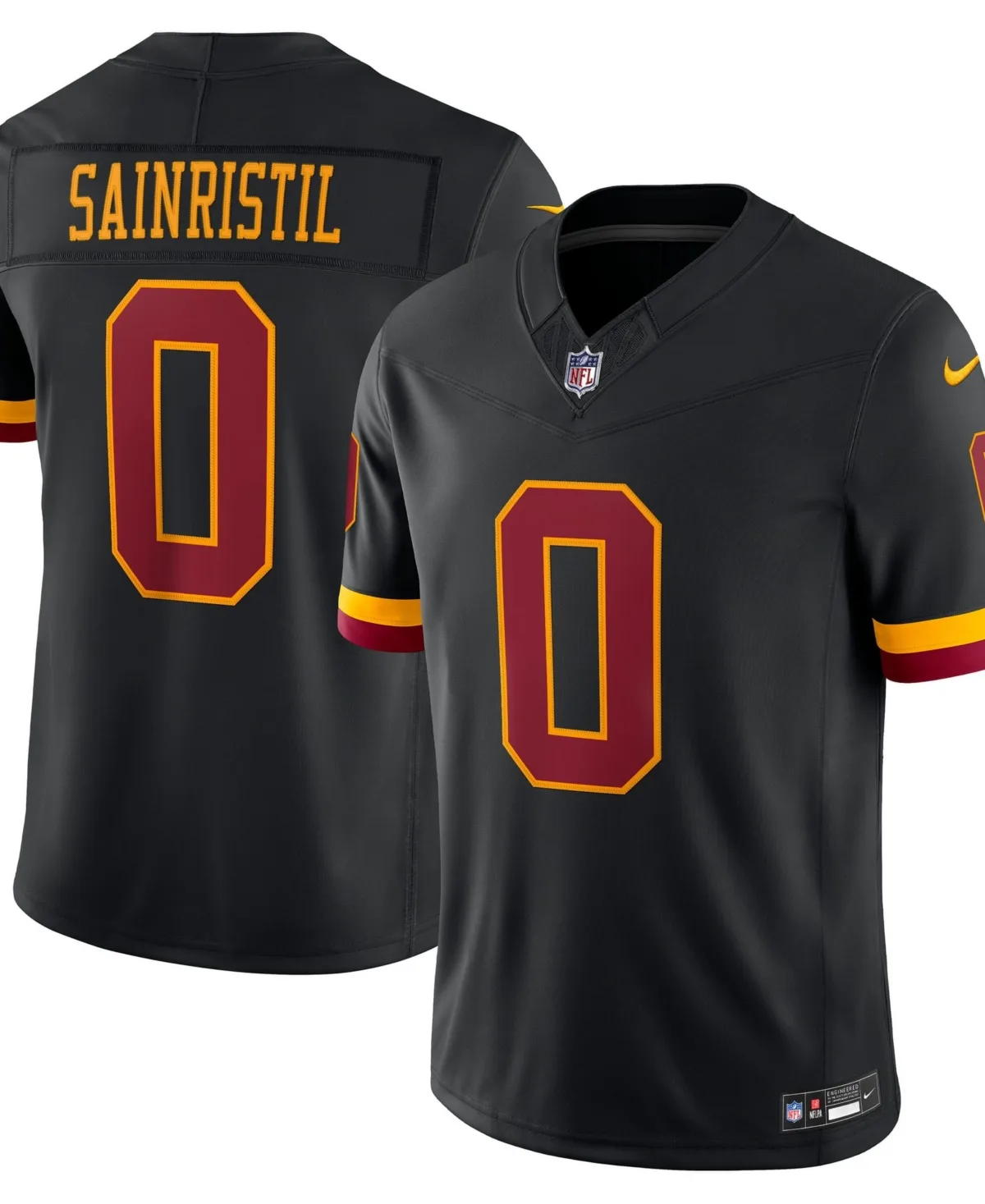 Nike Mike Sainristil Washington Commanders Alternate Vapor F.U.S.E. Stitched Limited Jersey by Nike