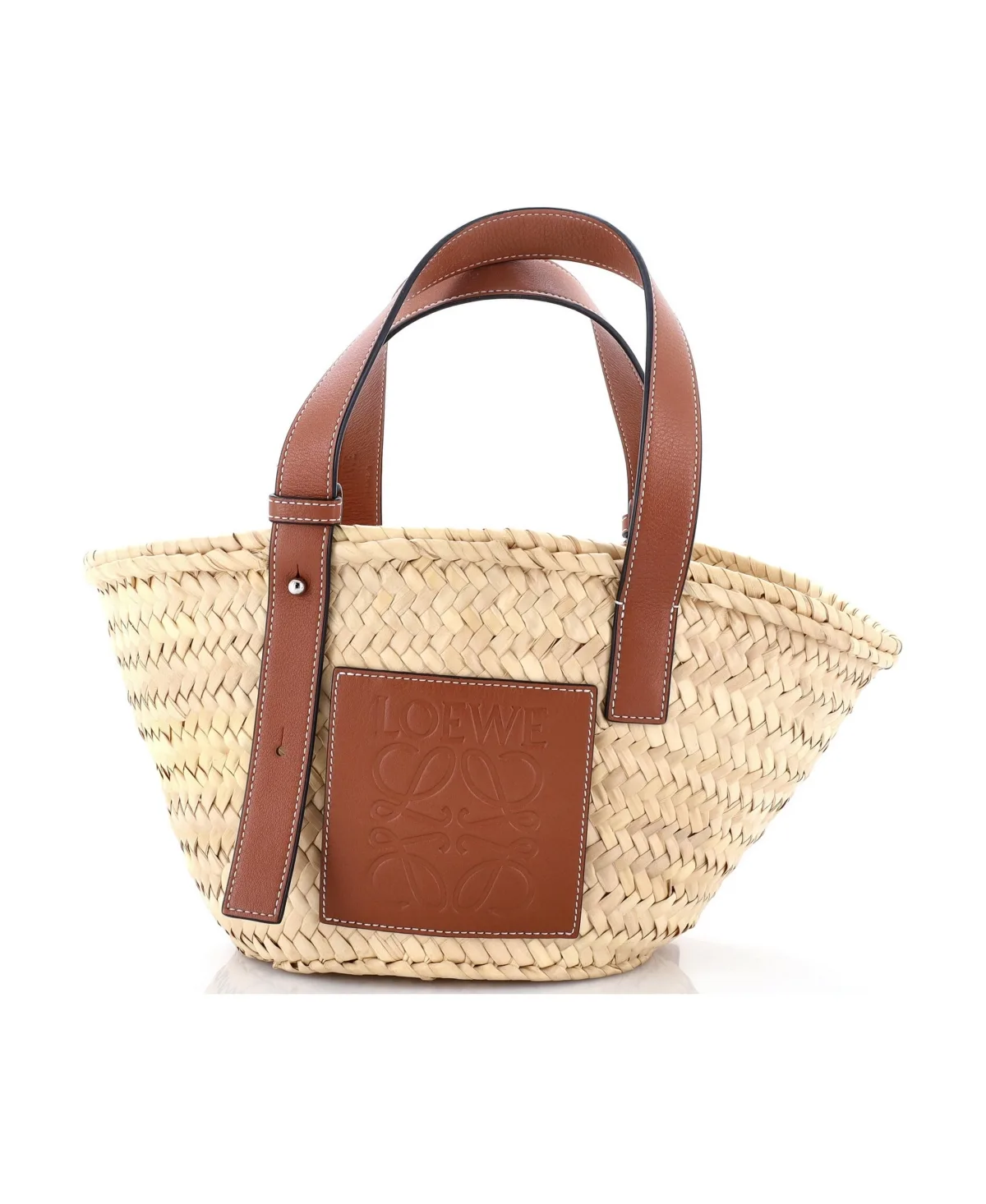 Pre-Owned Loewe Small Basket Tote Raffia by LOEWE