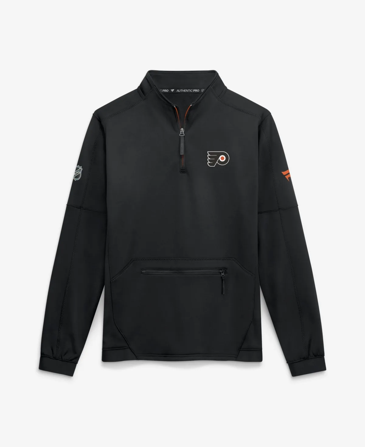 Philadelphia Flyers Authentic Pro Rink Fleece Quarter-Zip Pullover by Fanatics