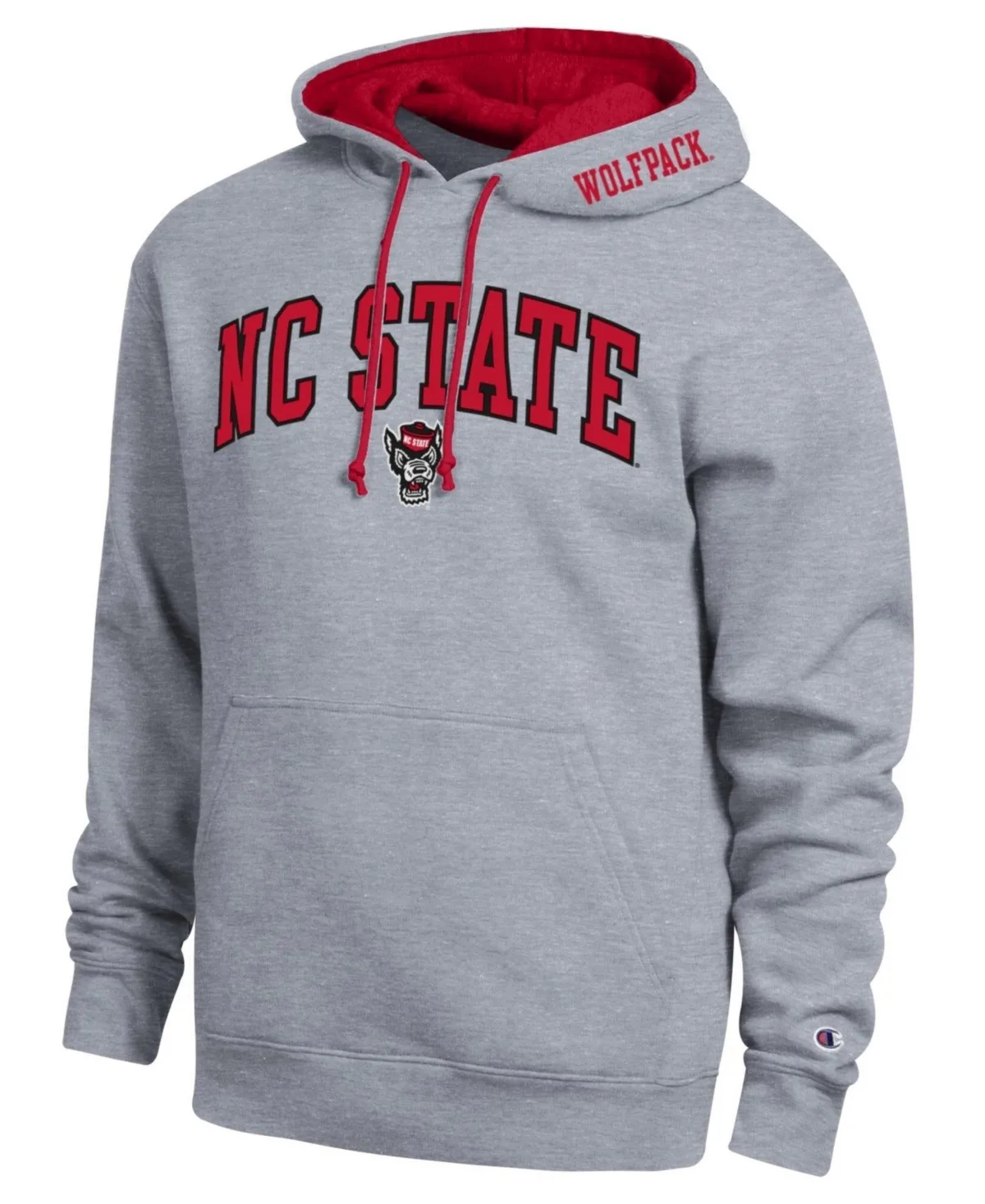 Nc State Wolfpack Arch Tackle Twill Hoodie by Champion