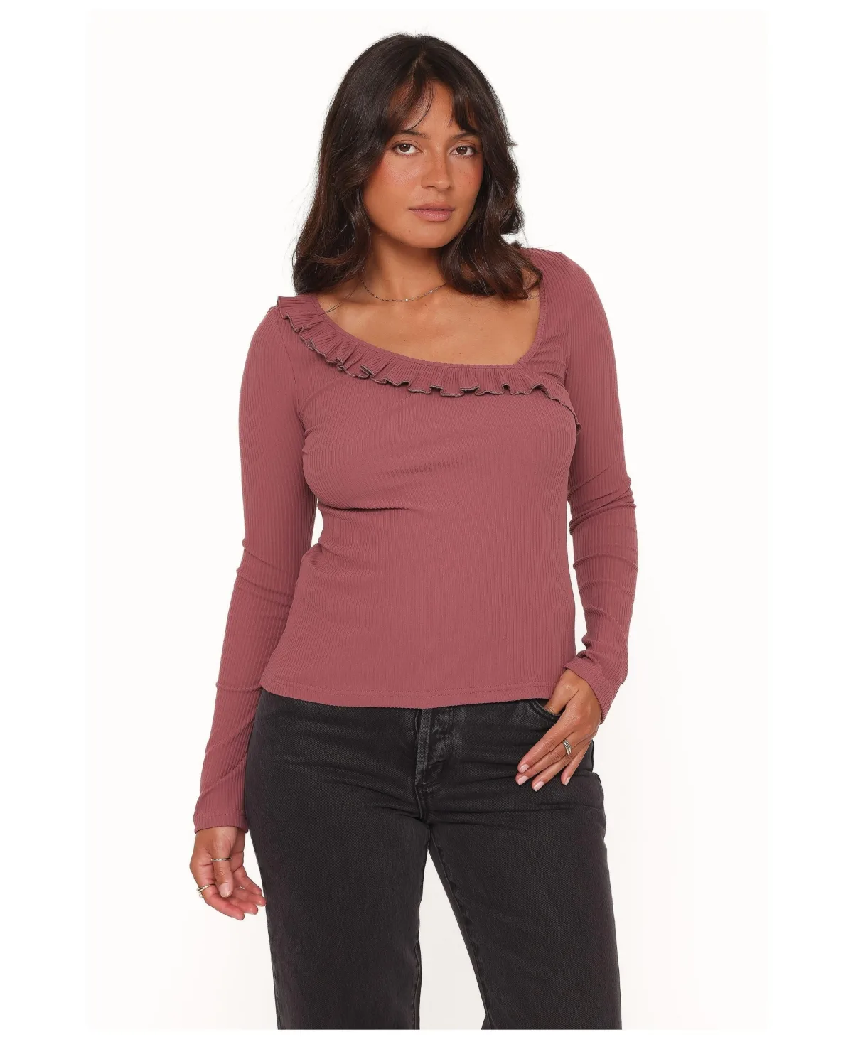 Evanna Frill Neck Top by Petal and Pup