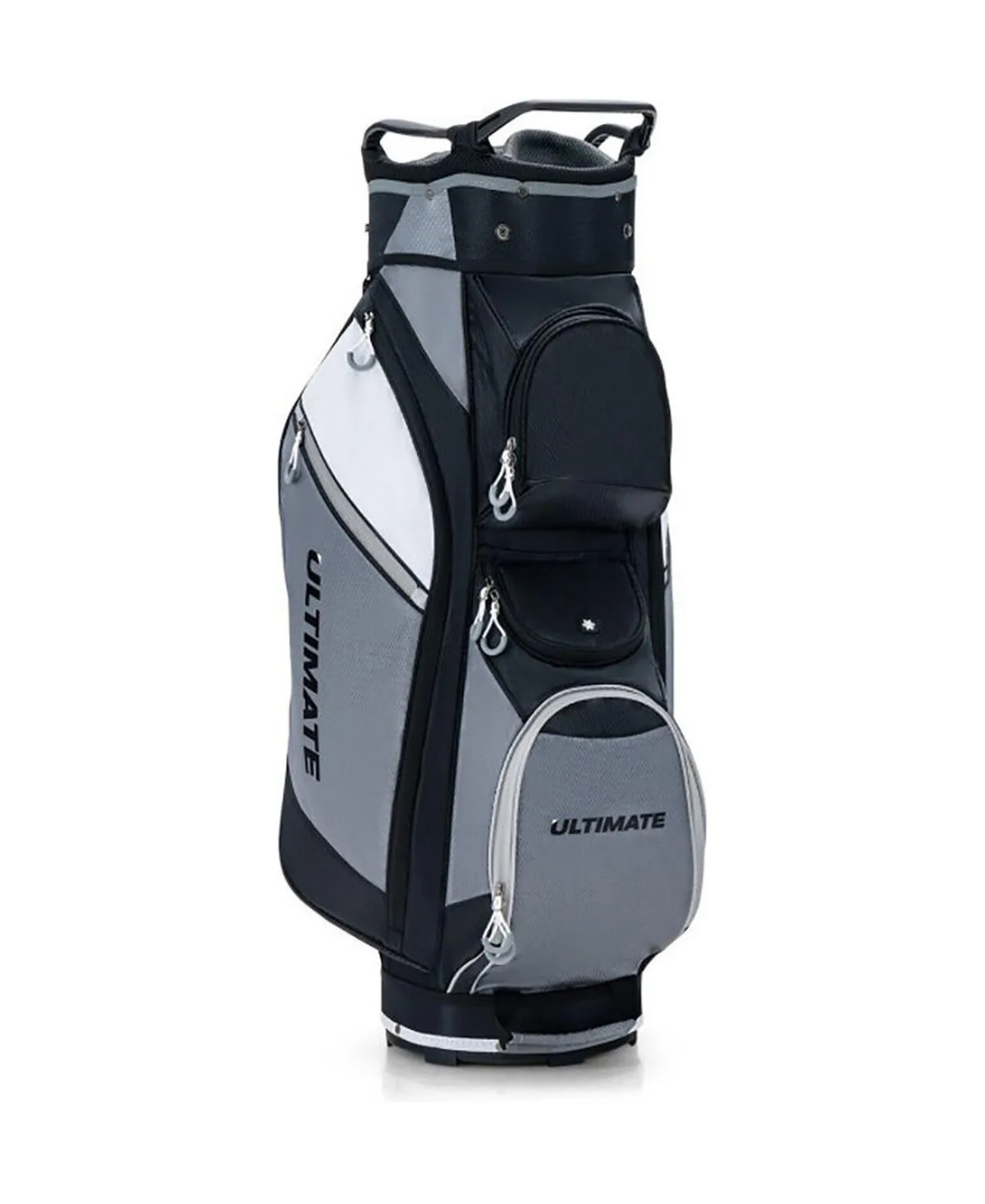 14-Way Golf Cart Stand Bag with Waterproof Rain Hood by Sevorley