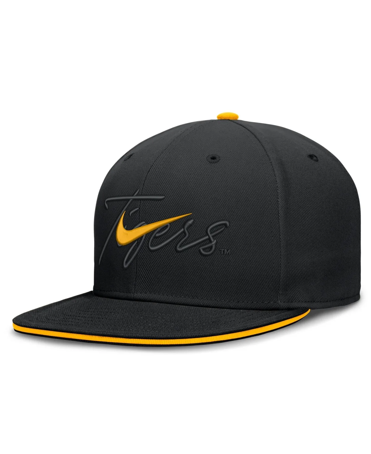 Lsu Tigers Dri-Fit Primetime Script Fitted Hat by Nike