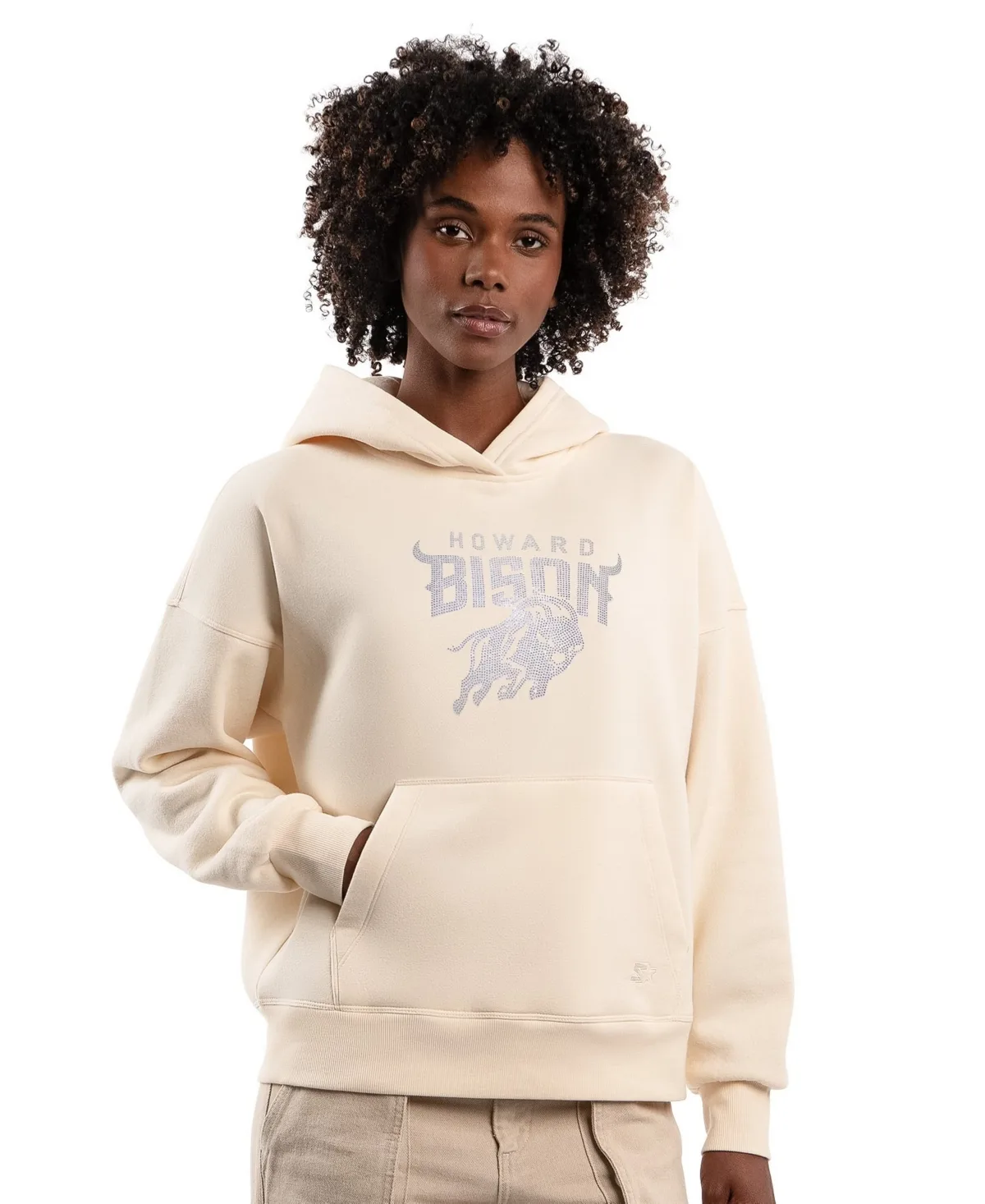 Howard Bison Relaxed Rhinestone Hoodie by Starter