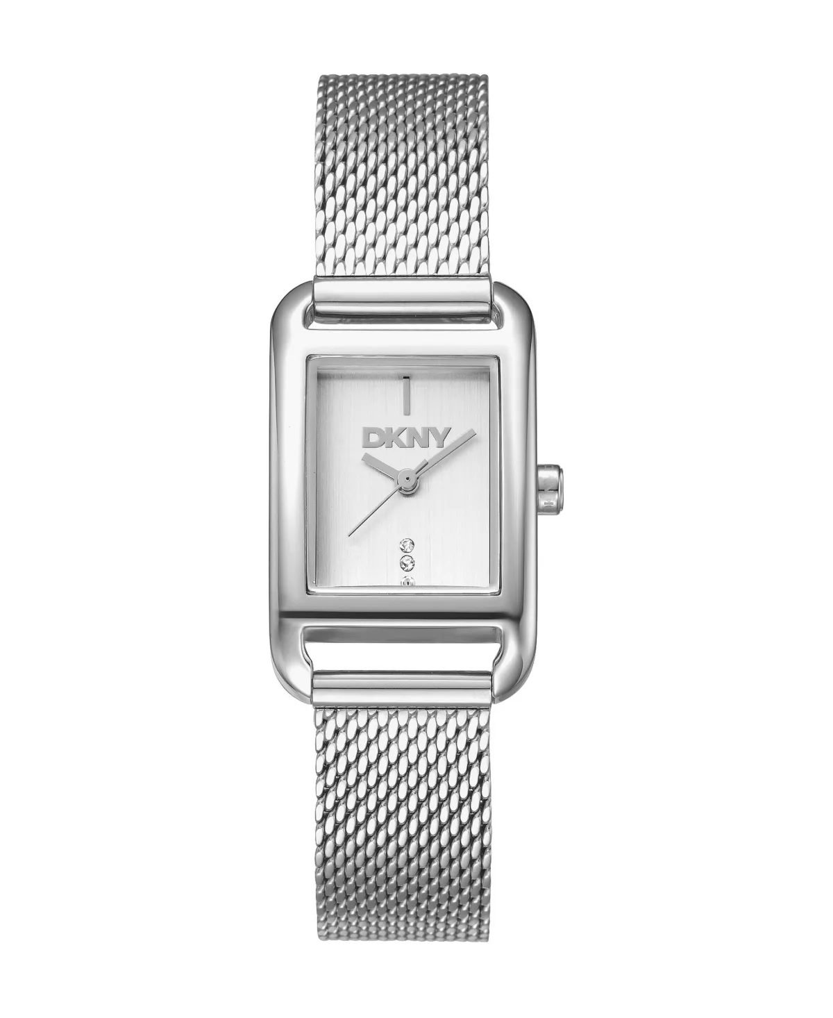 Quartz Poise Silver Stainless Steel Bracelet Watch, 21 mm by DKNY