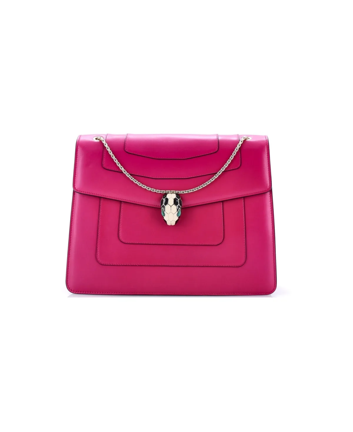 Pre-Owned Bvlgari Medium Serpenti Forever Shoulder Bag Leather by BVLGARI
