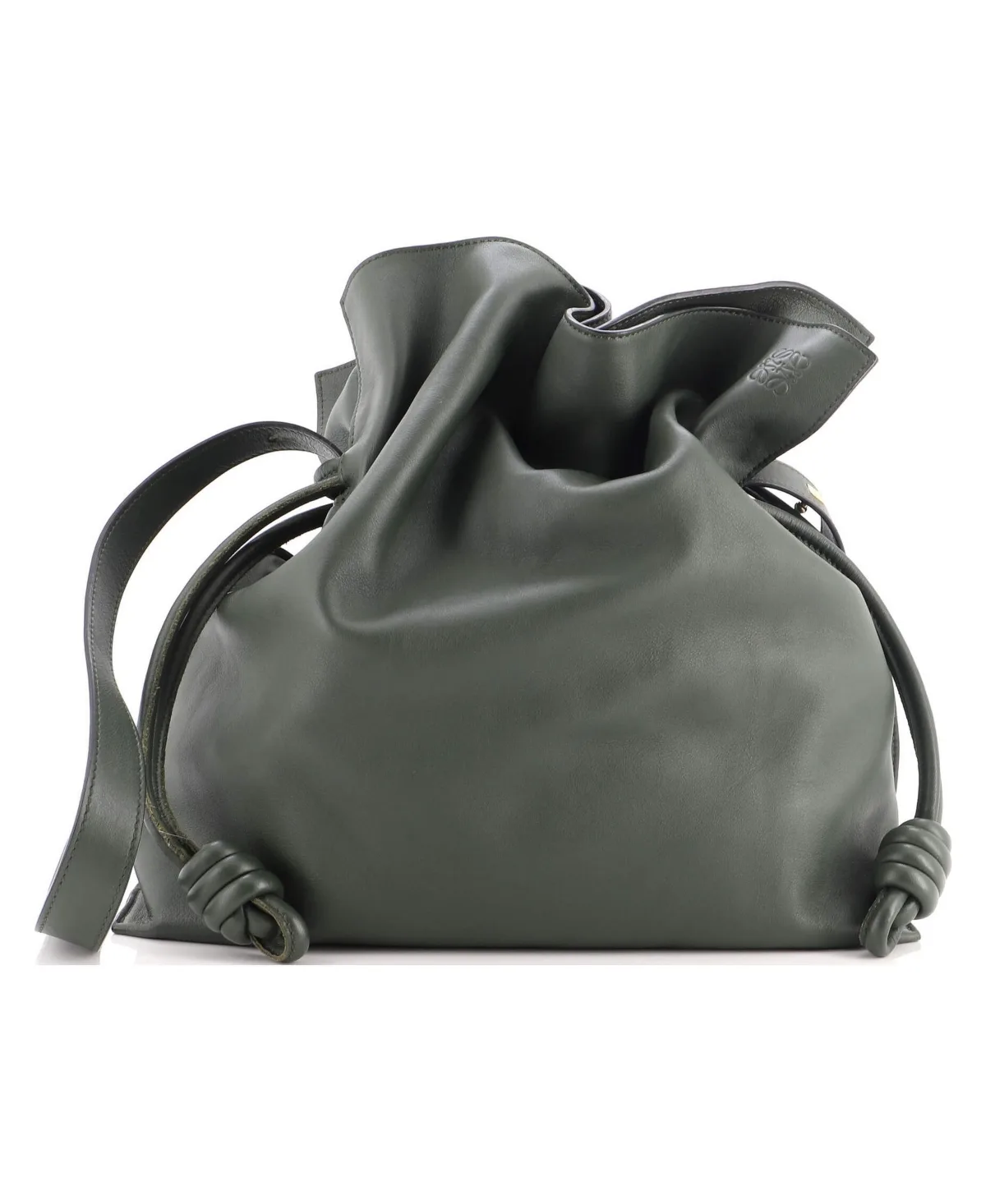 Pre-Owned Large Flamenco Knot Bag Leather by LOEWE