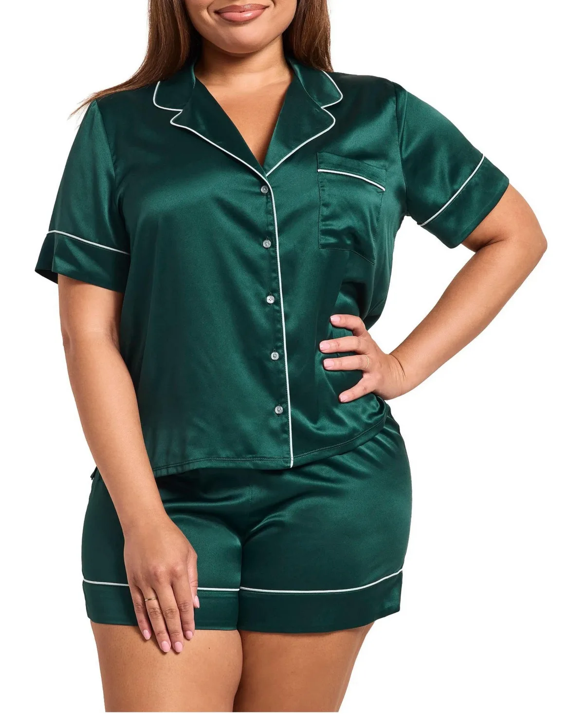 Trisha Short Pajama Set by Adore Me