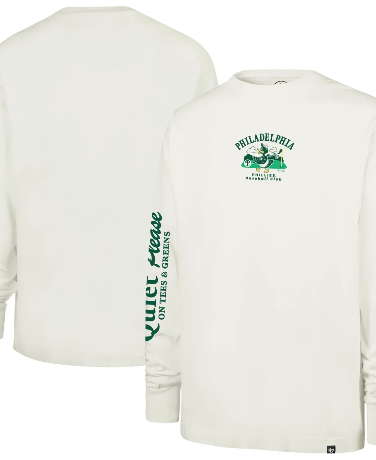 Philadelphia Phillies Quiet Please Foundation Long-Sleeve T-Shirt by 47 Brand