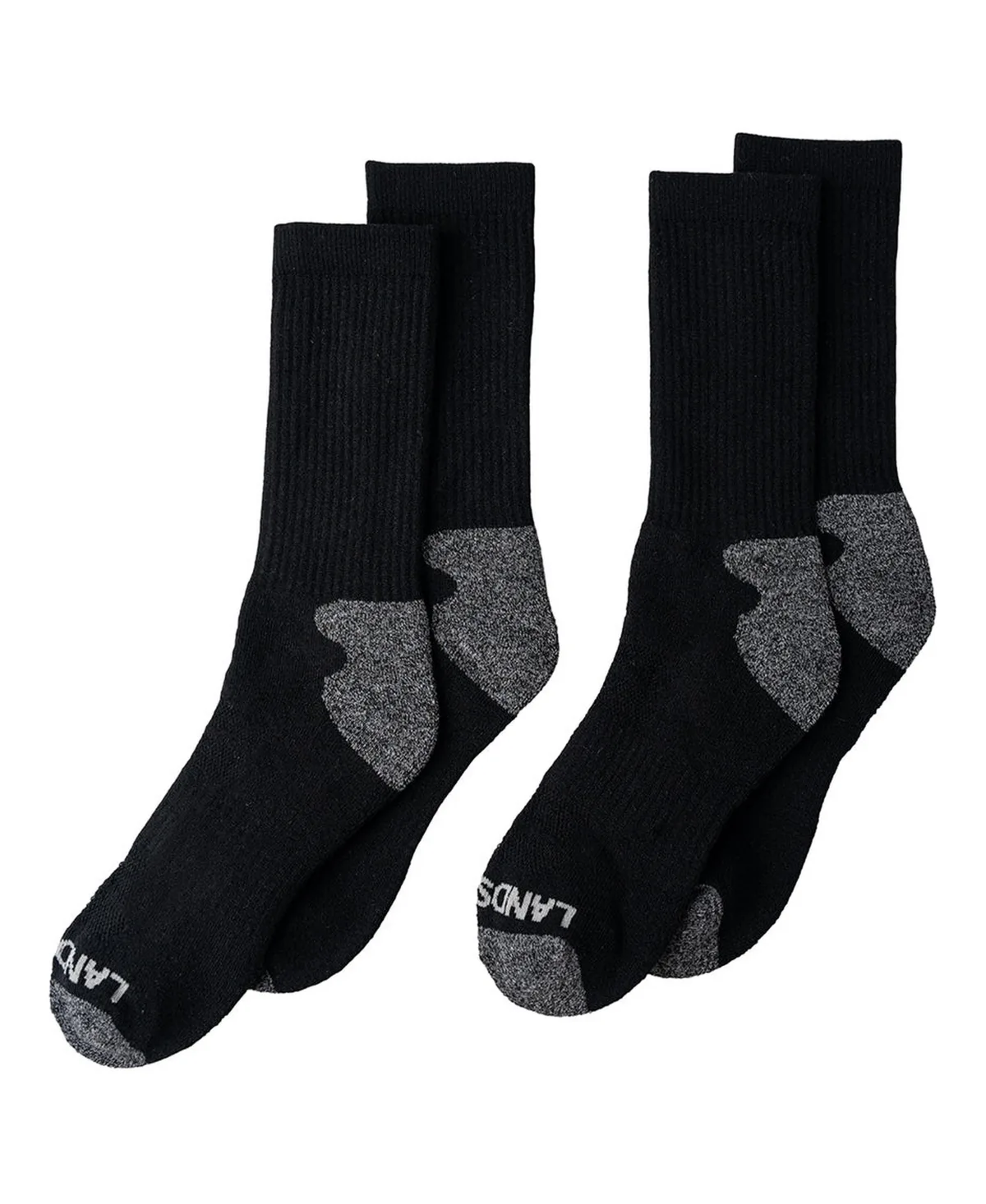 Wool Blend Boot Socks 2-Pair Pack by Lands' End