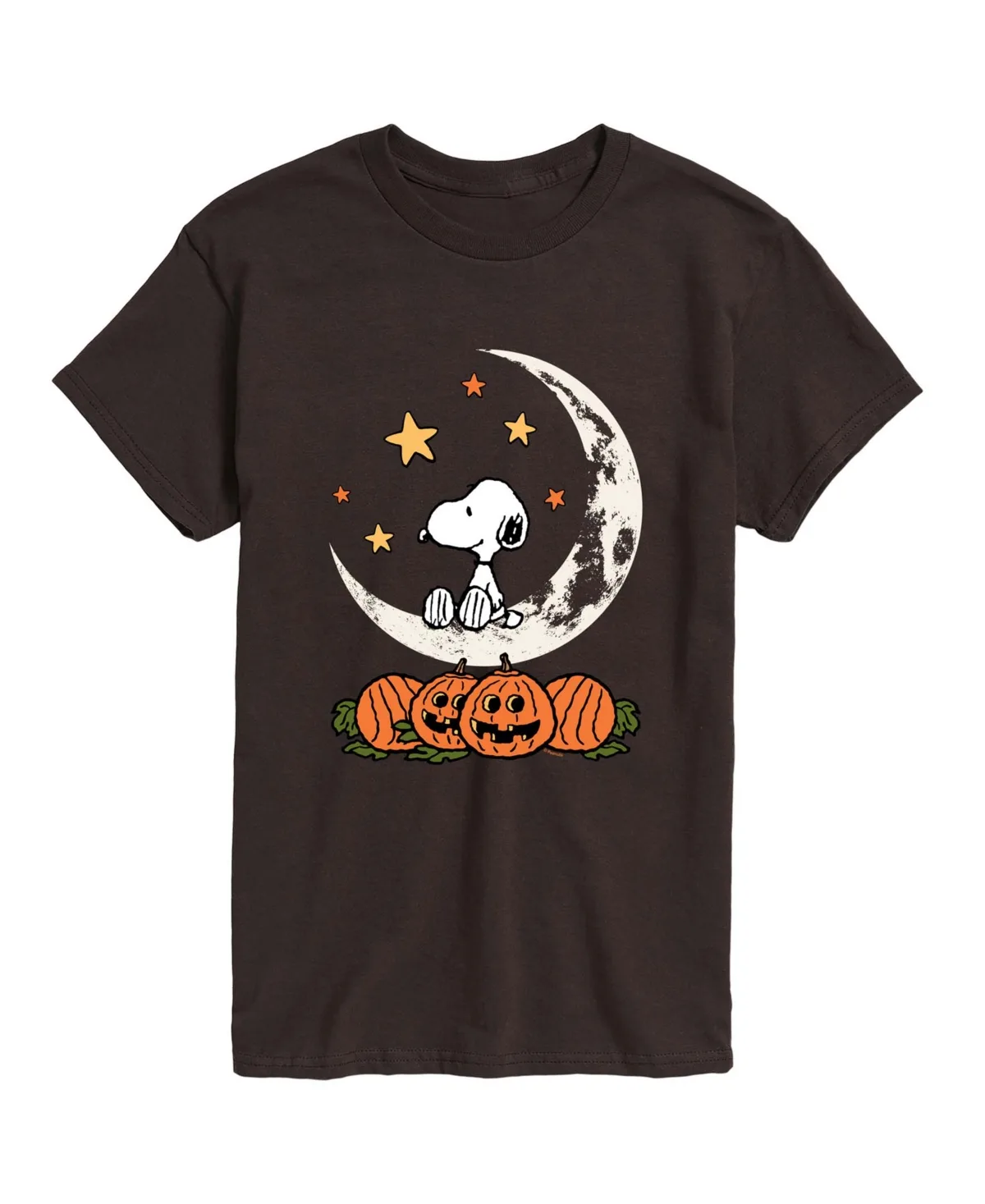 Snoopy Halloween Moon Graphic Regular-Fit T-Shirt