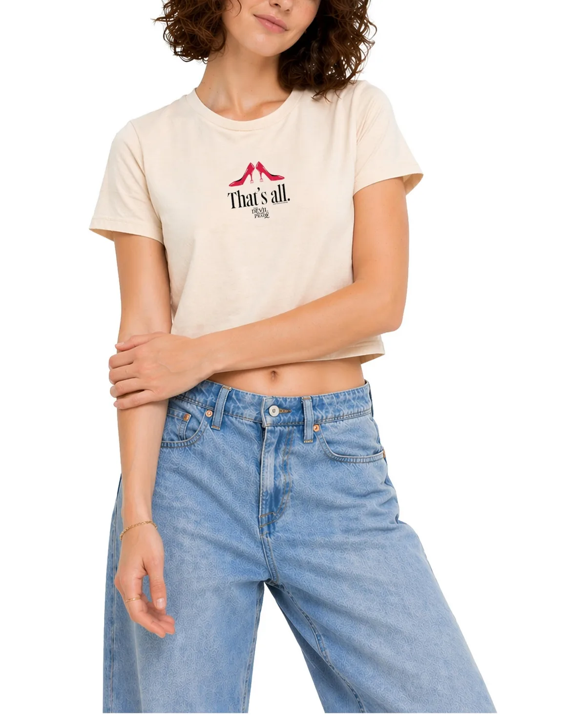The Devil Wears Prada Cropped Graphic T-Shirt