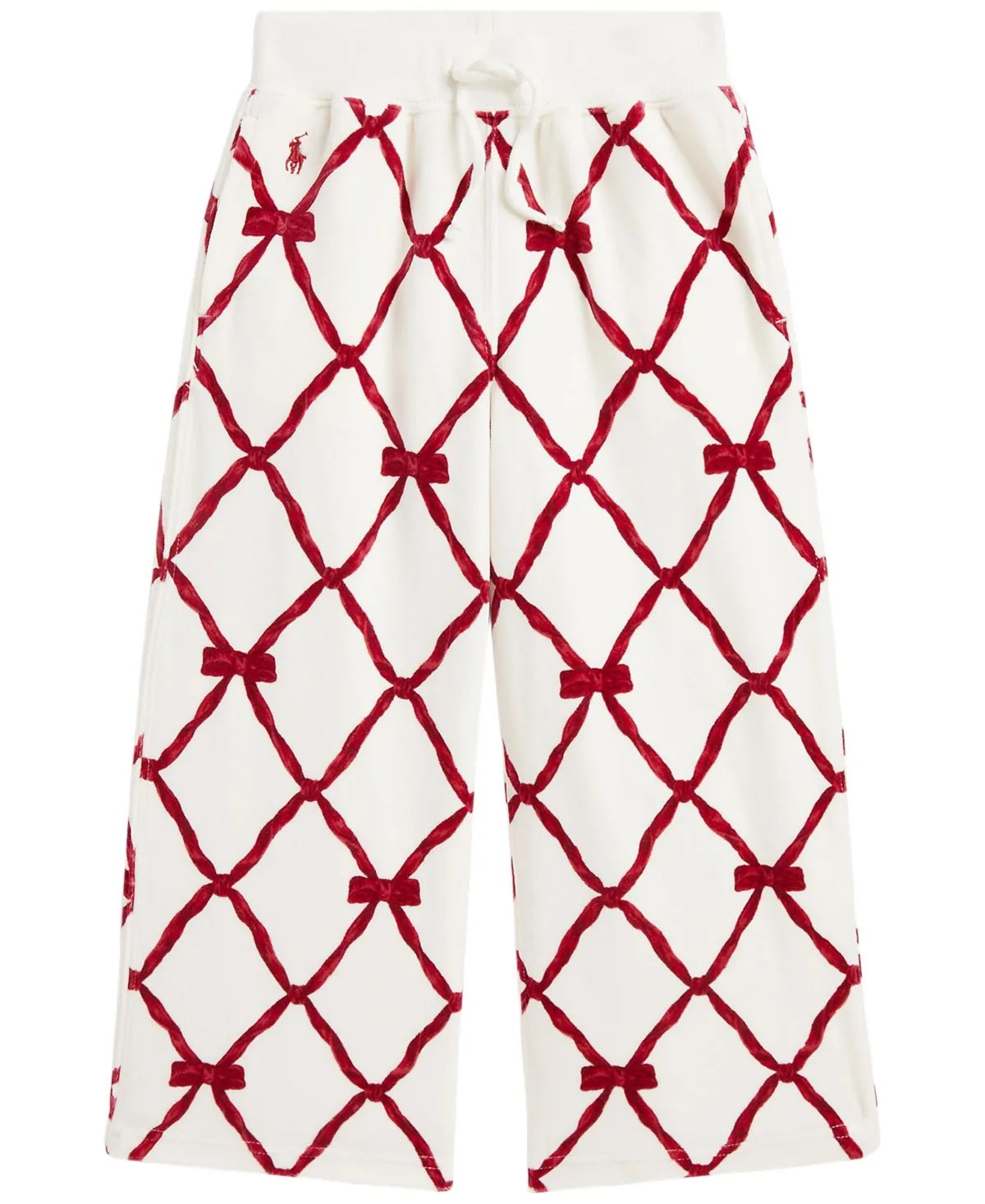 Velour Wide-Leg Sweatpant by Polo Ralph Lauren