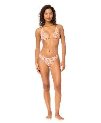 Extended Slide Printed Swim Bikini Top Fiora Printed Regular Waistband Swim Bottoms by Raisins