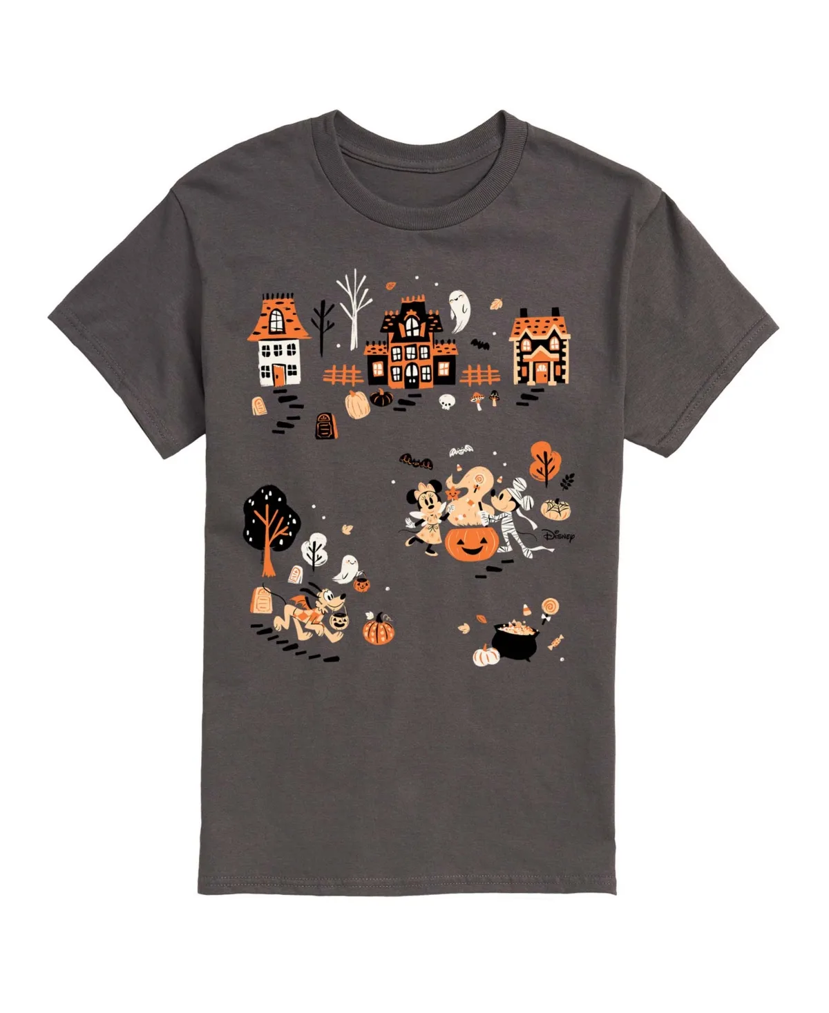 Mickey Halloween Neighborhood Graphic T-Shirt