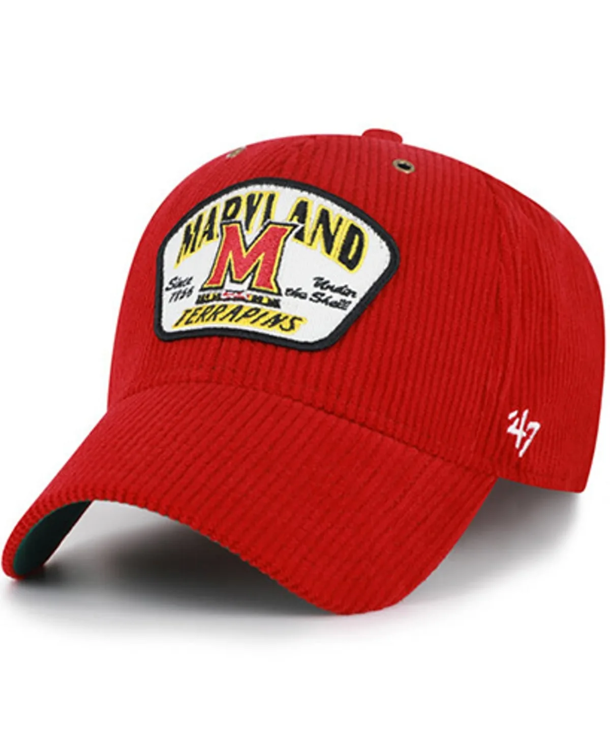 Maryland Terrapins Accordia Corduroy Mvp Adjustable Hat by 47 Brand