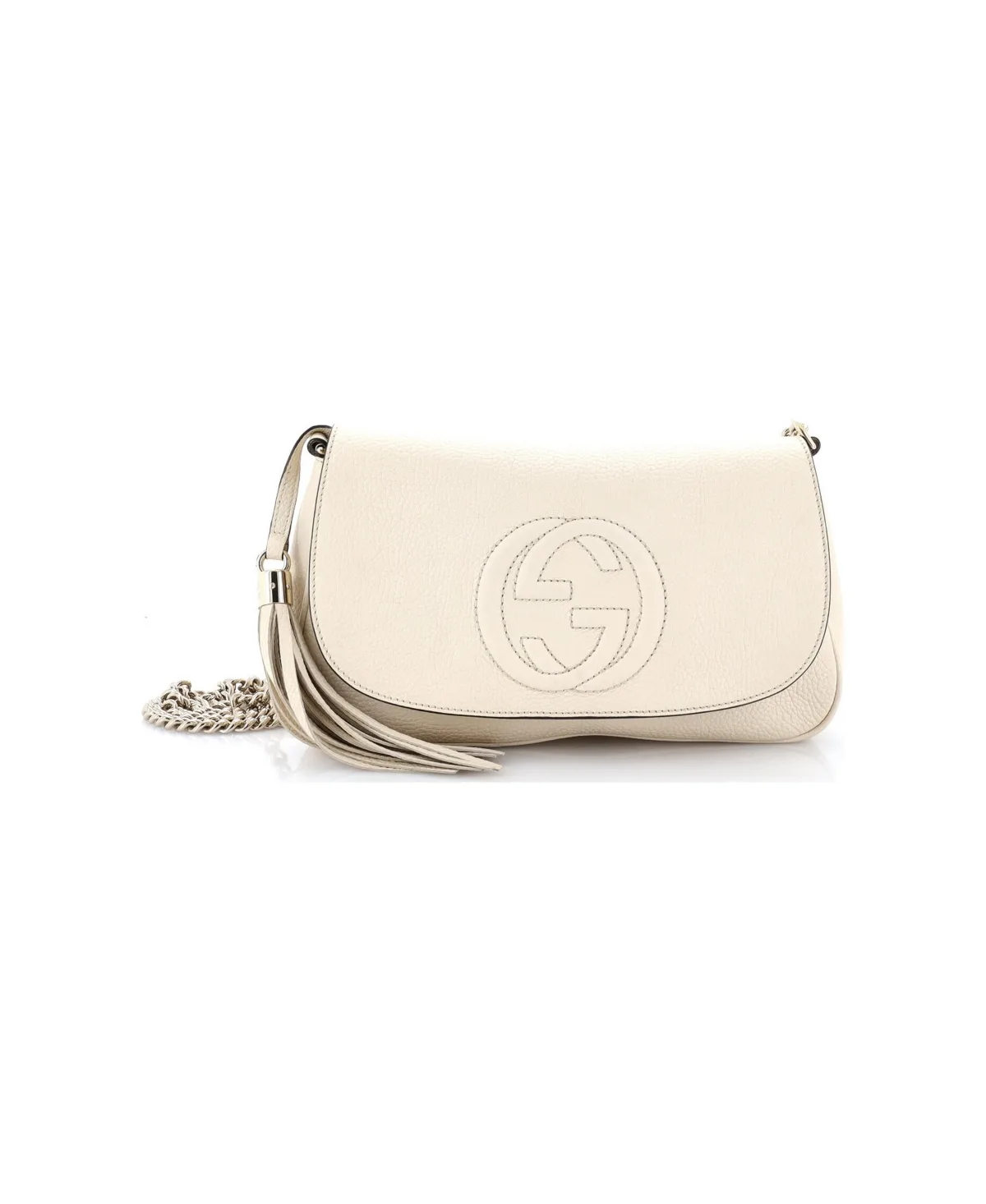 Pre-Owned Gucci Medium Soho Chain Crossbody Bag Leather by Gucci