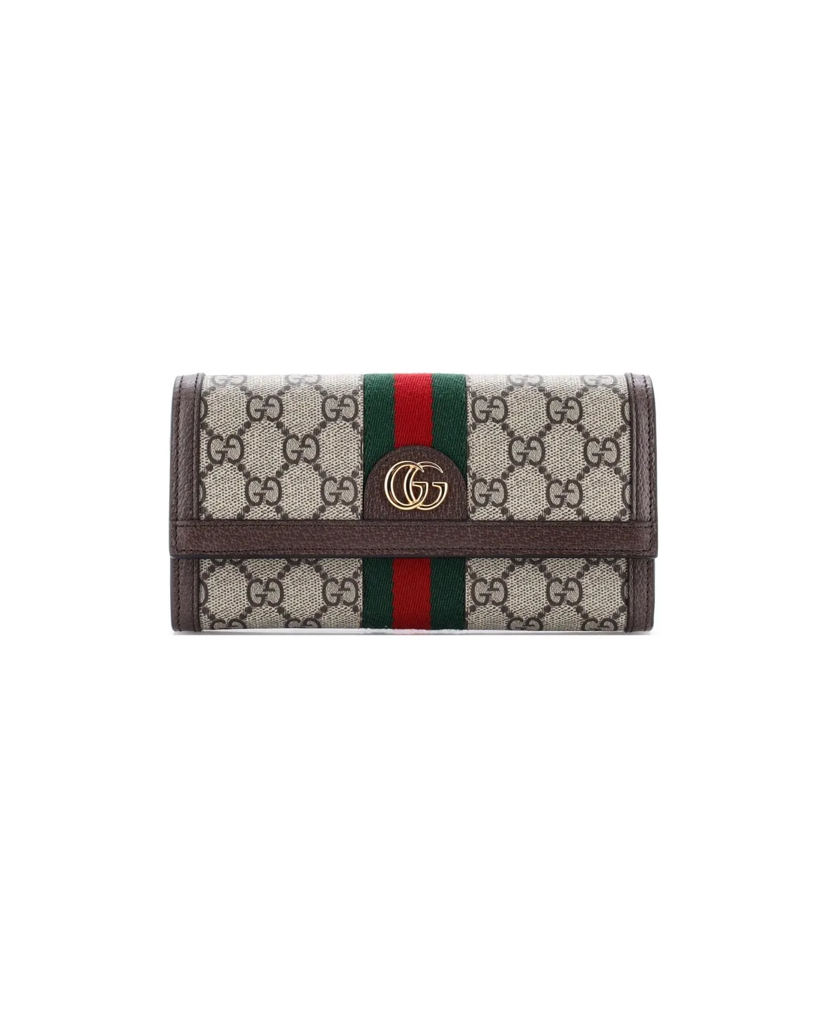 Pre-Owned Gucci Ophidia Continental Gg Coated Canvas Wallet, 7.5W x 4H x 1.5D by Gucci