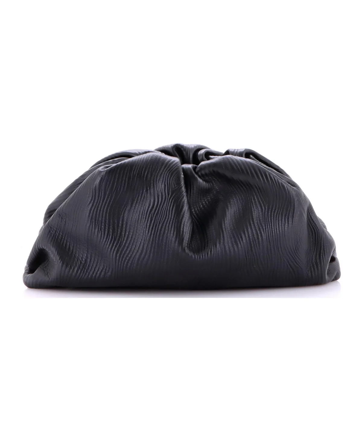Pre-Owned Bottega Veneta the Pouch Printed Textured Leather by Bottega Veneta