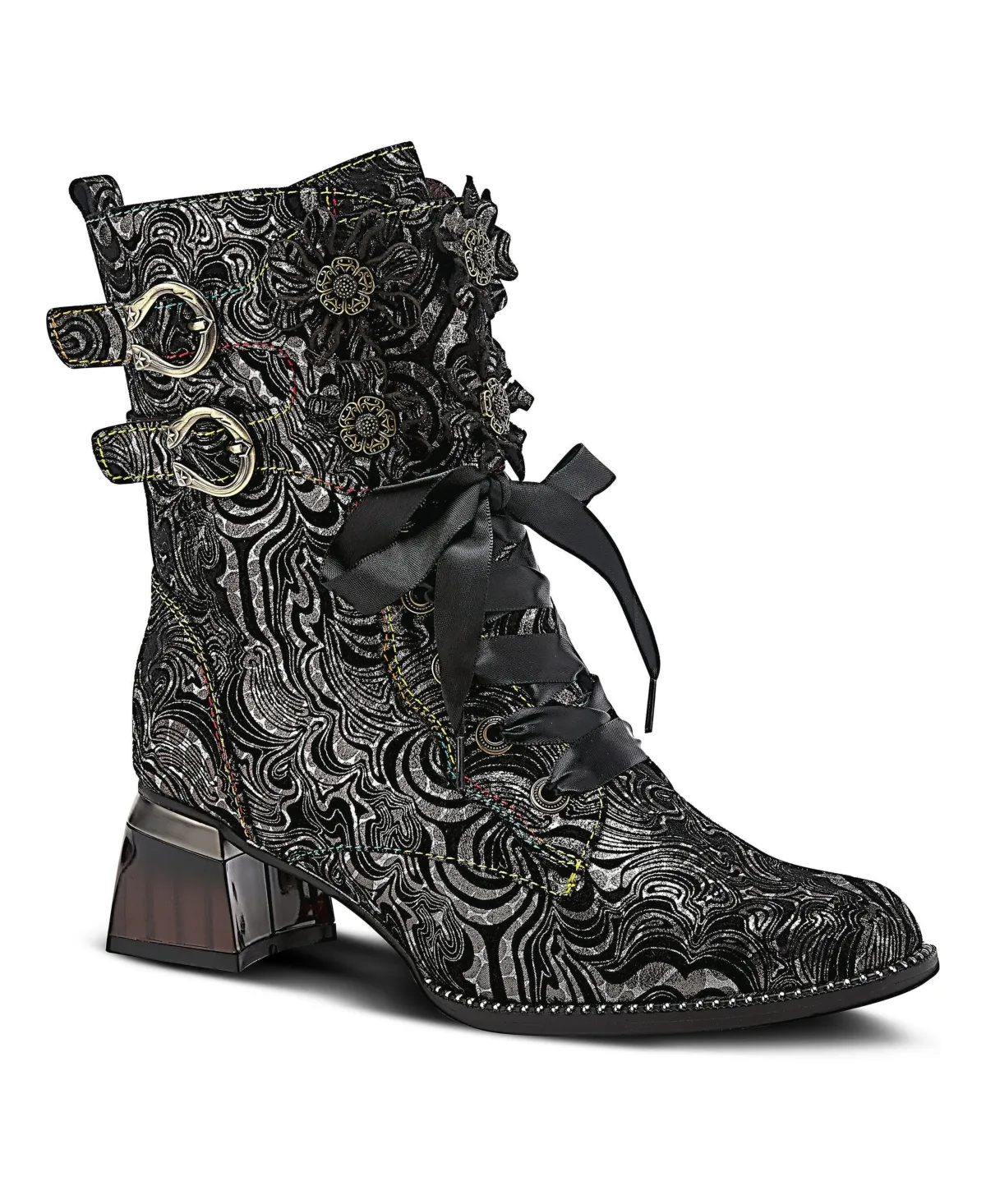 LArtiste Originala Hand-Painted Pop Art Suede Boots by Lartiste