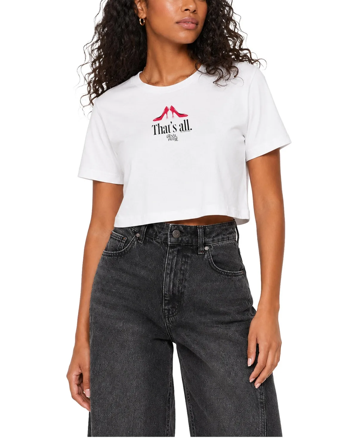 The Devil Wears Prada Cropped Graphic T-Shirt