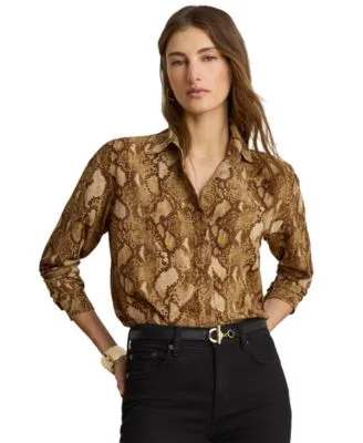 Buttoned Placket Long Sleeve Shirt by Ralph Lauren