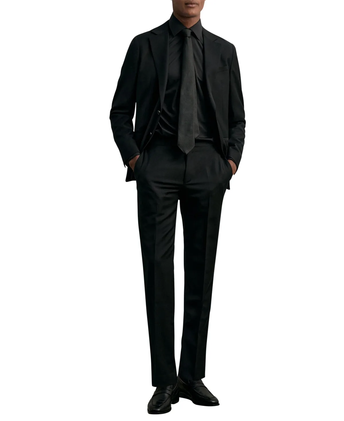Voyager Long-Sleeve Slim-Fit Travel Dress Shirt by Reiss