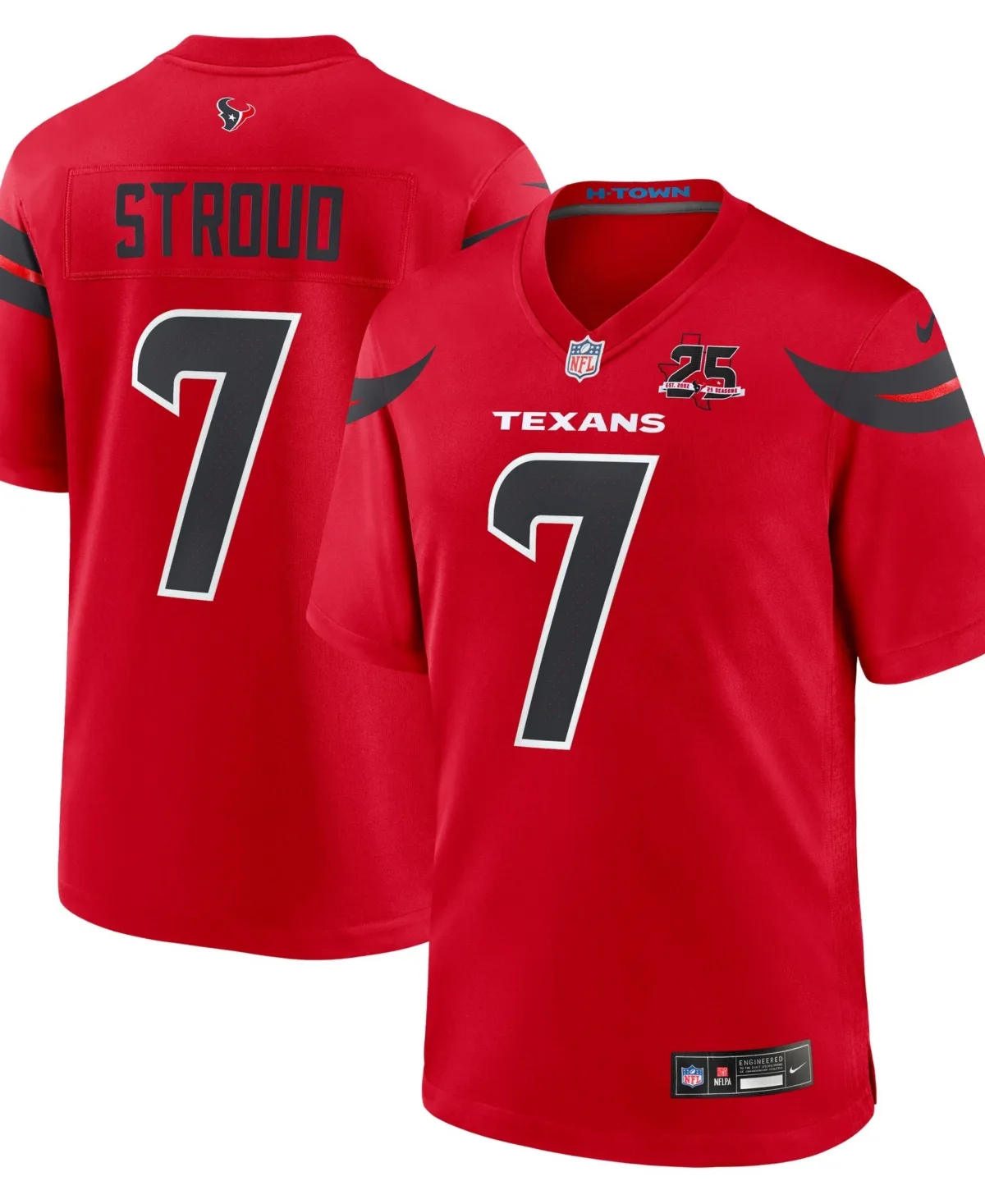C.J. Stroud Houston Texans Alternate 25th Season Game Jersey by Nike