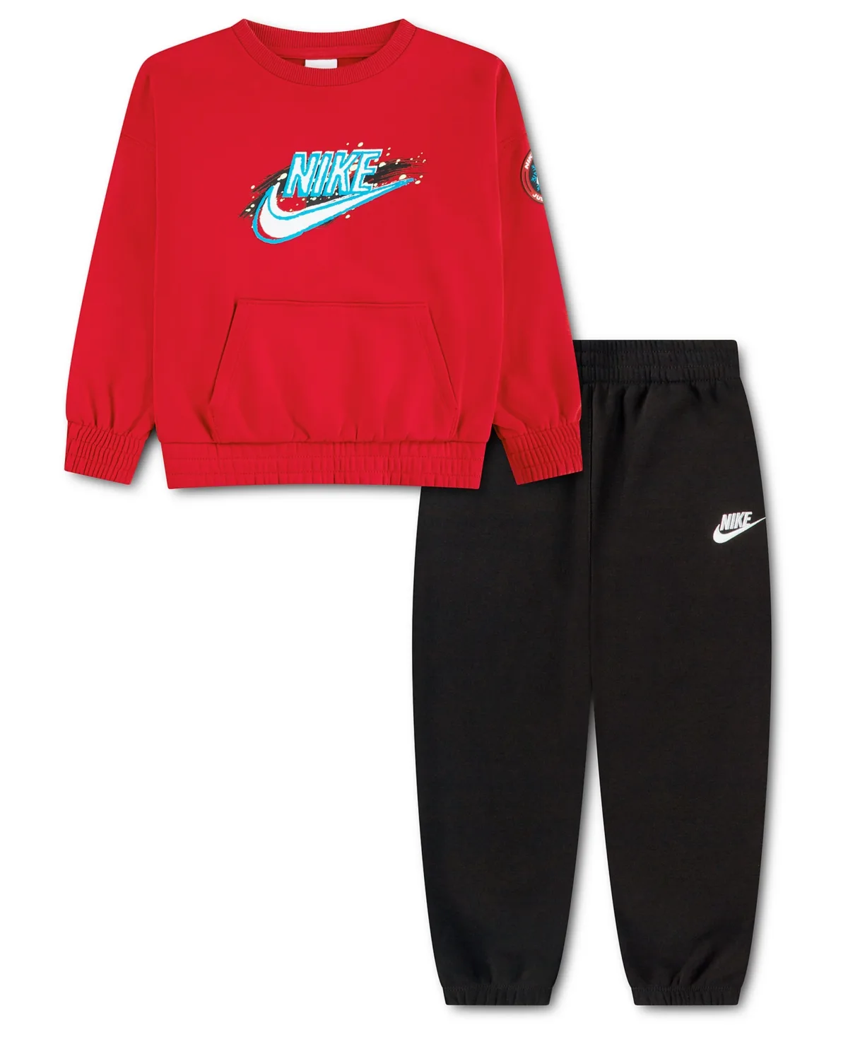 Snow Motion Fleece-Graphic Sweatshirt and Pants, 2-Piece Set by Nike