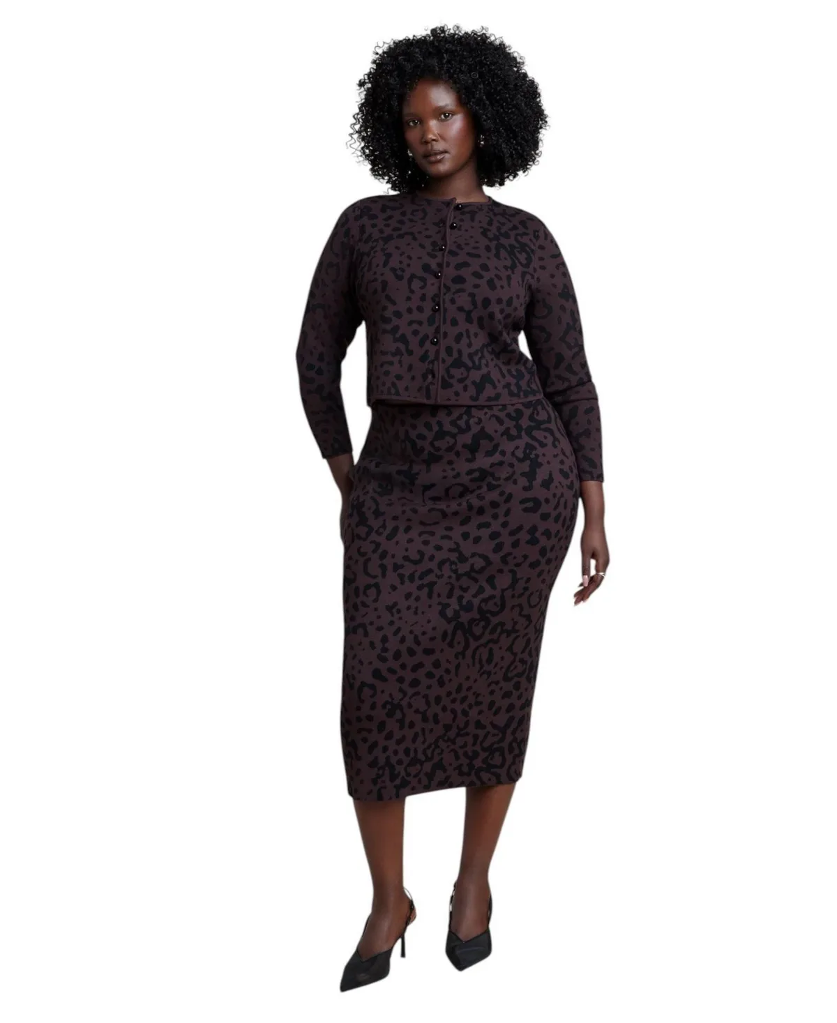 Sweater Midi Skirt by Eloquii