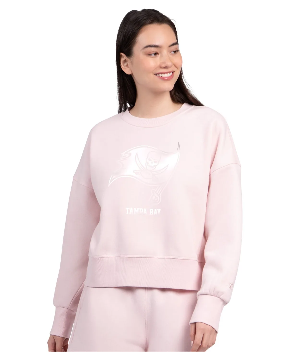 Tampa Bay Buccaneers Travel Pastels Boxy Fleece Sweatshirt by Starter