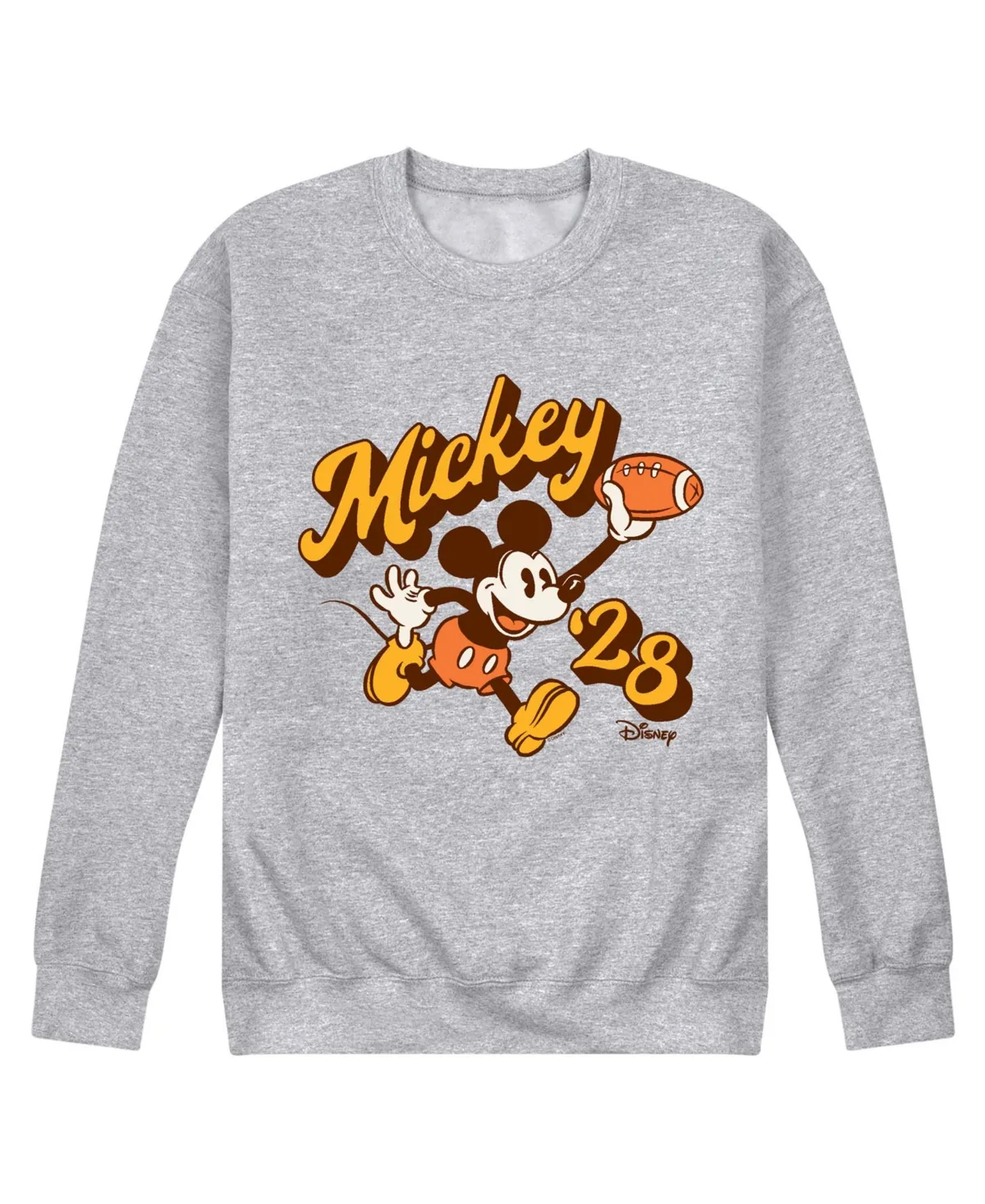 Mickey Football Graphic Fleece Sweatshirt by Airwaves