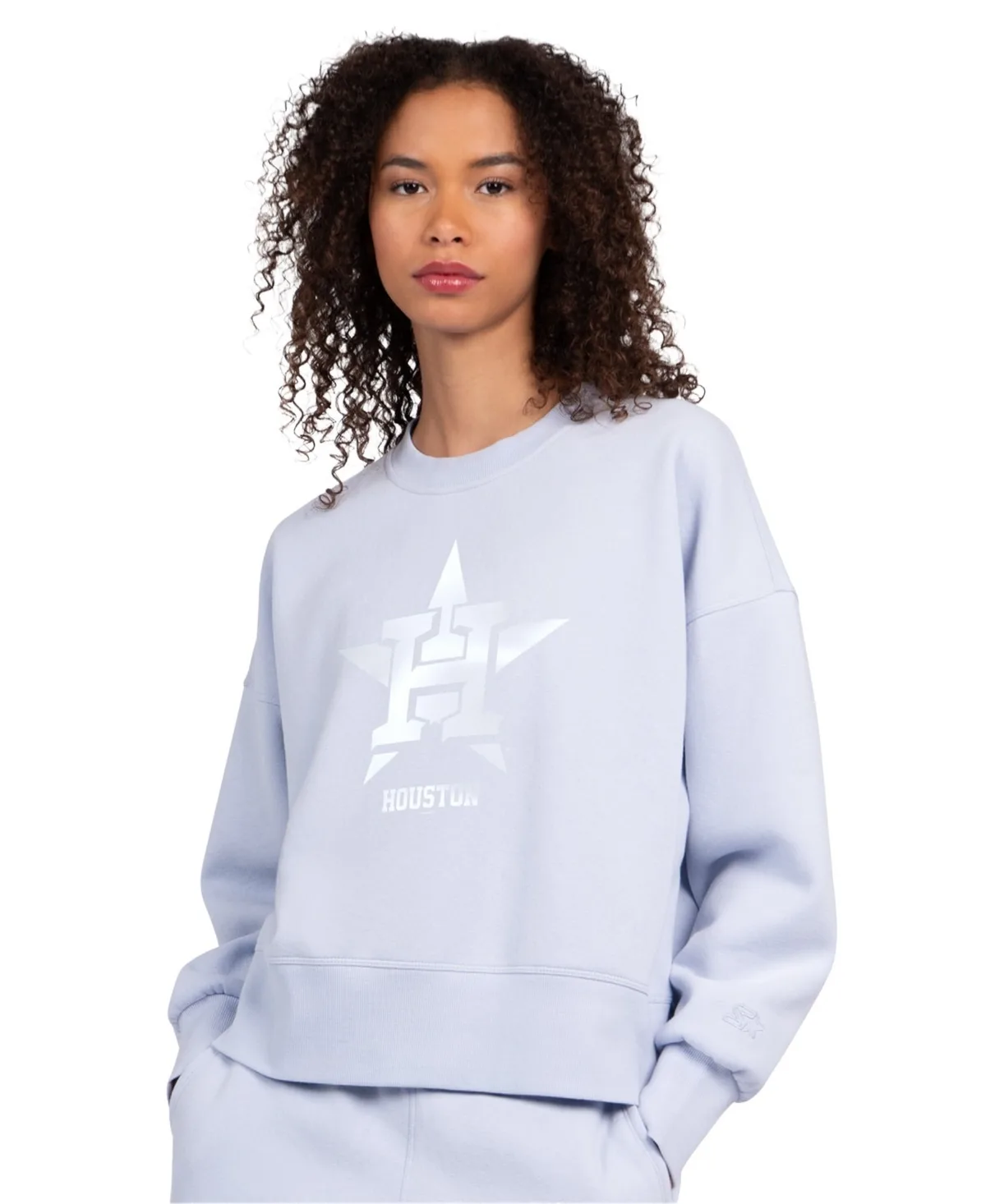 Houston Astros Pastels Boxy Fleece Sweatshirt by Starter