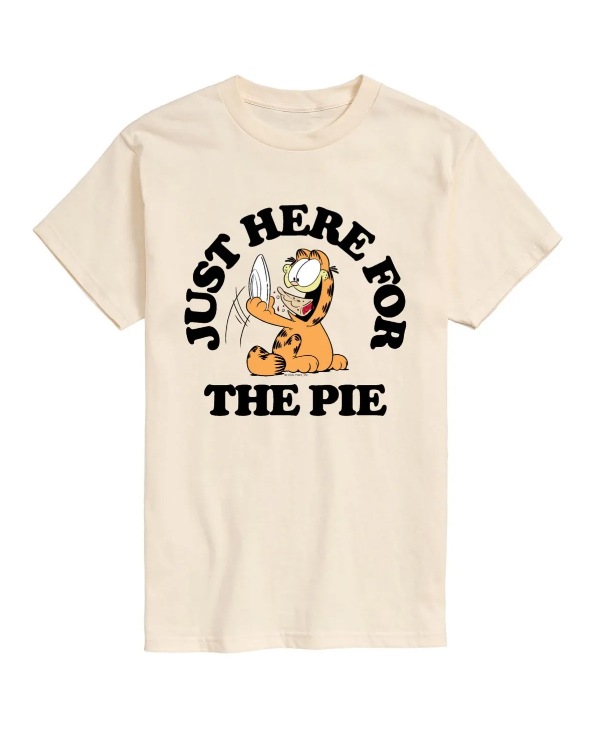 Here for the Pie Thanksgiving Graphic Regular-Fit T-Shirt by Airwaves