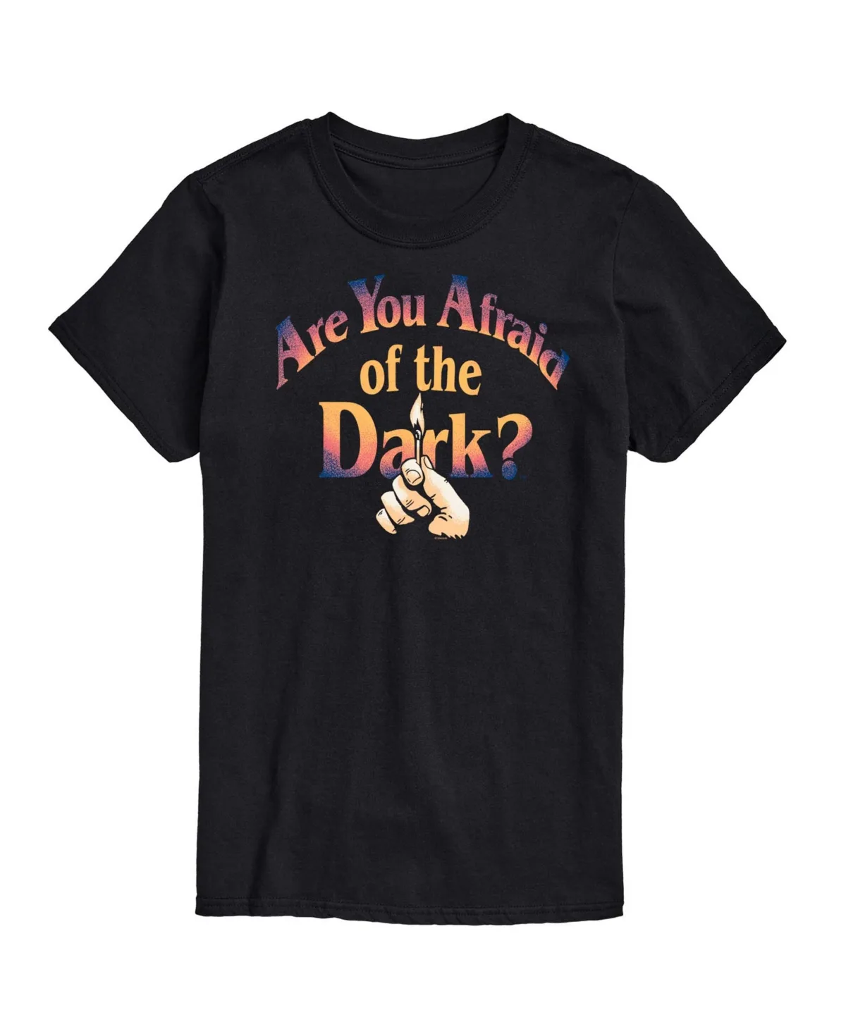 Are You Afraid of the Dark Graphic Crewneck Short-Sleeve T-Shirt by Airwaves