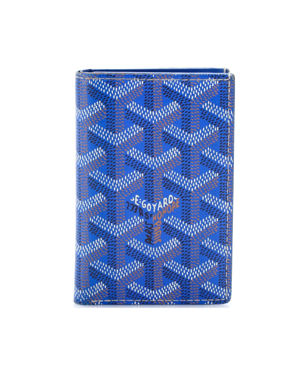 Pre-Owned Goyard Saint Pierre Card Case Coated Canvas by Pre Owned Goyard