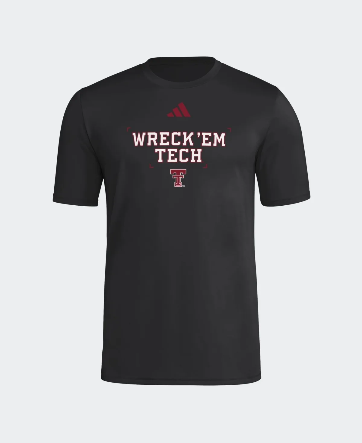 Texas Tech Red Raiders Locker Slogan Football Pre-Game T-Shirt by adidas