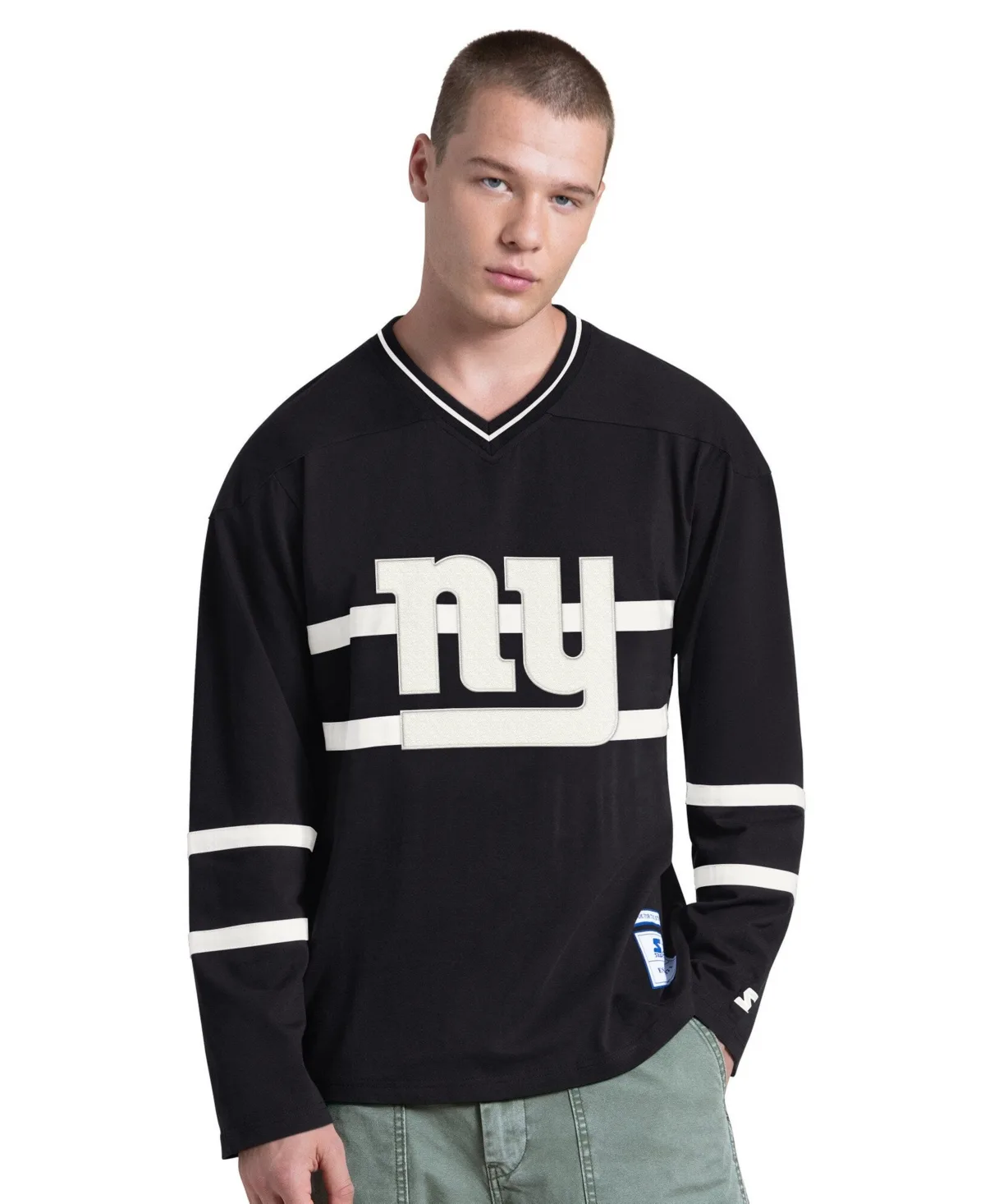 New York Giants Lineup Long-Sleeve T-Shirt by Starter