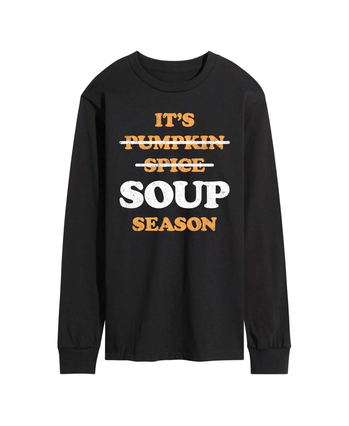 Soup Season Fall Long Sleeve Graphic Print T-Shirt by Airwaves